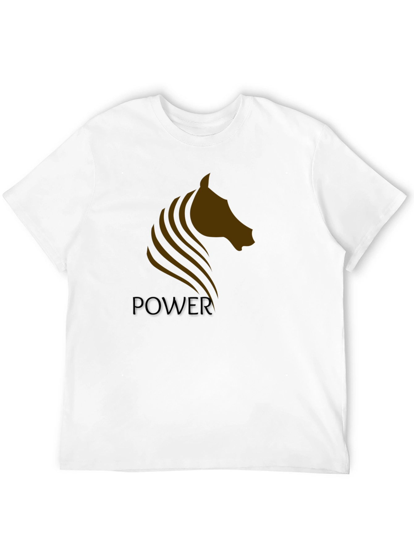 Black Power Horse Graphic Tee - Black view 12