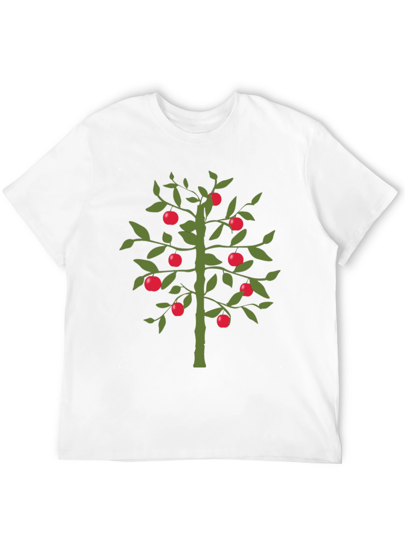 Black Apple Tree Graphic Tee - Black view 12