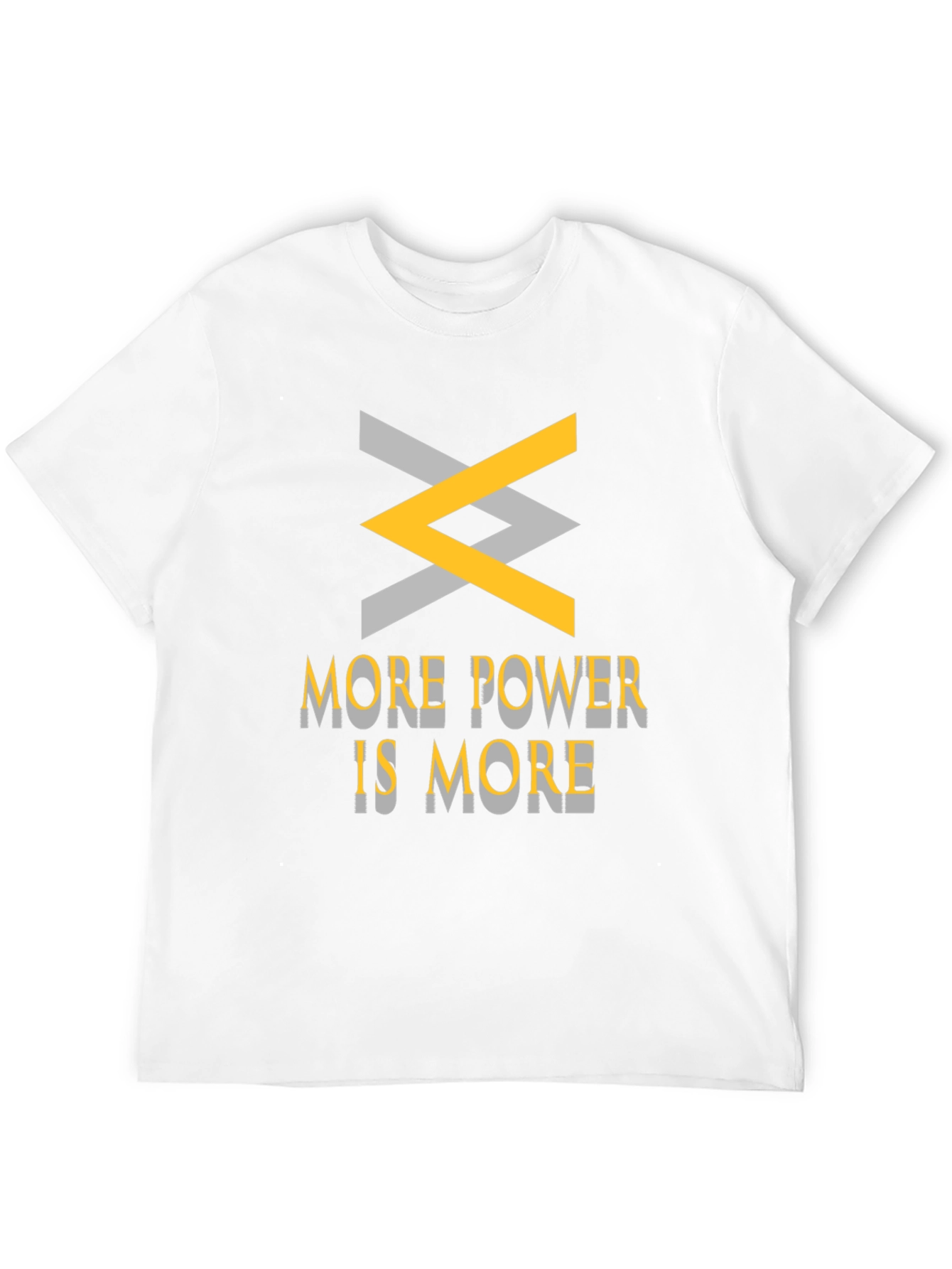 Black More Power is More Graphic Tee view 12