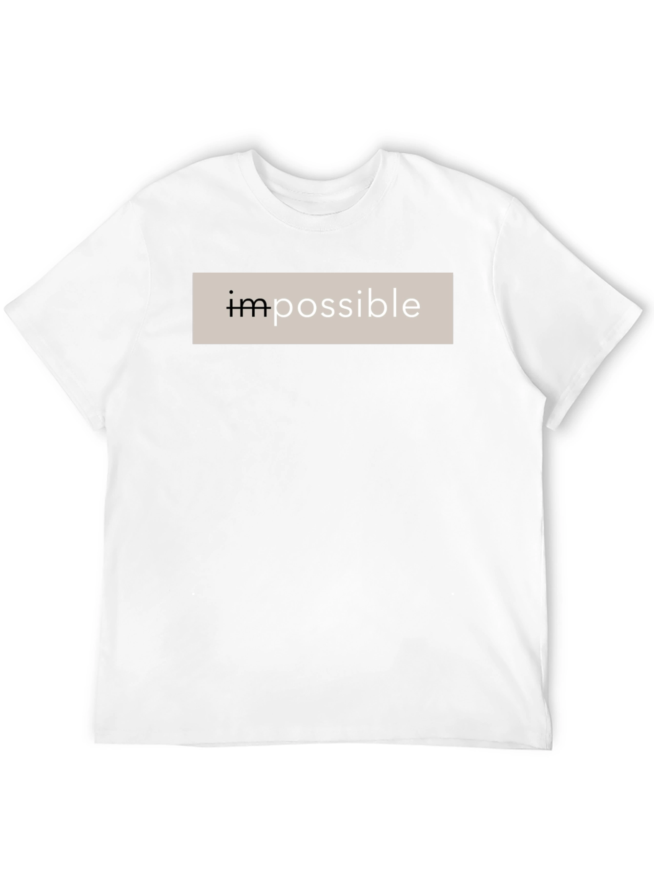 Black Impossible Black Cotton Graphic Tee view 12