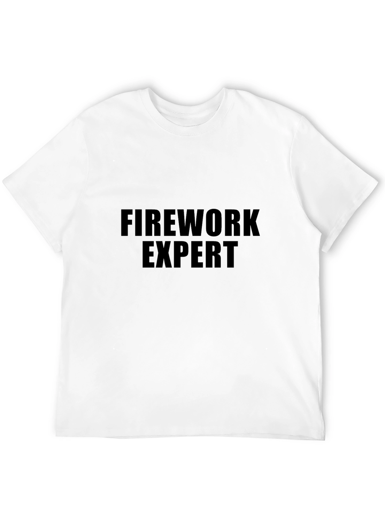 Black Firework Expert Tee - Bold Statement Shirt view 12