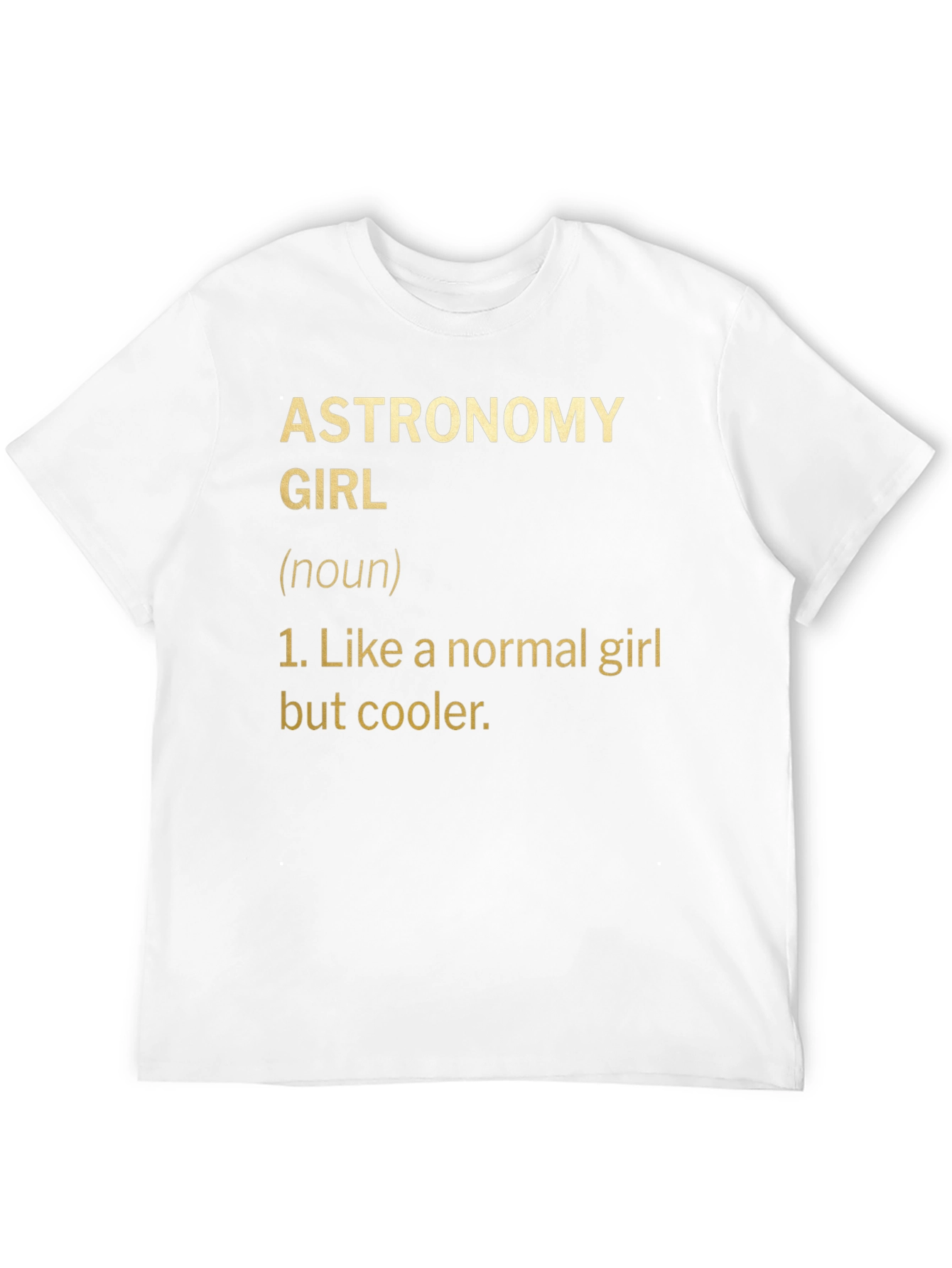 Black Astronomy Girl Black Cotton T-Shirt view 12