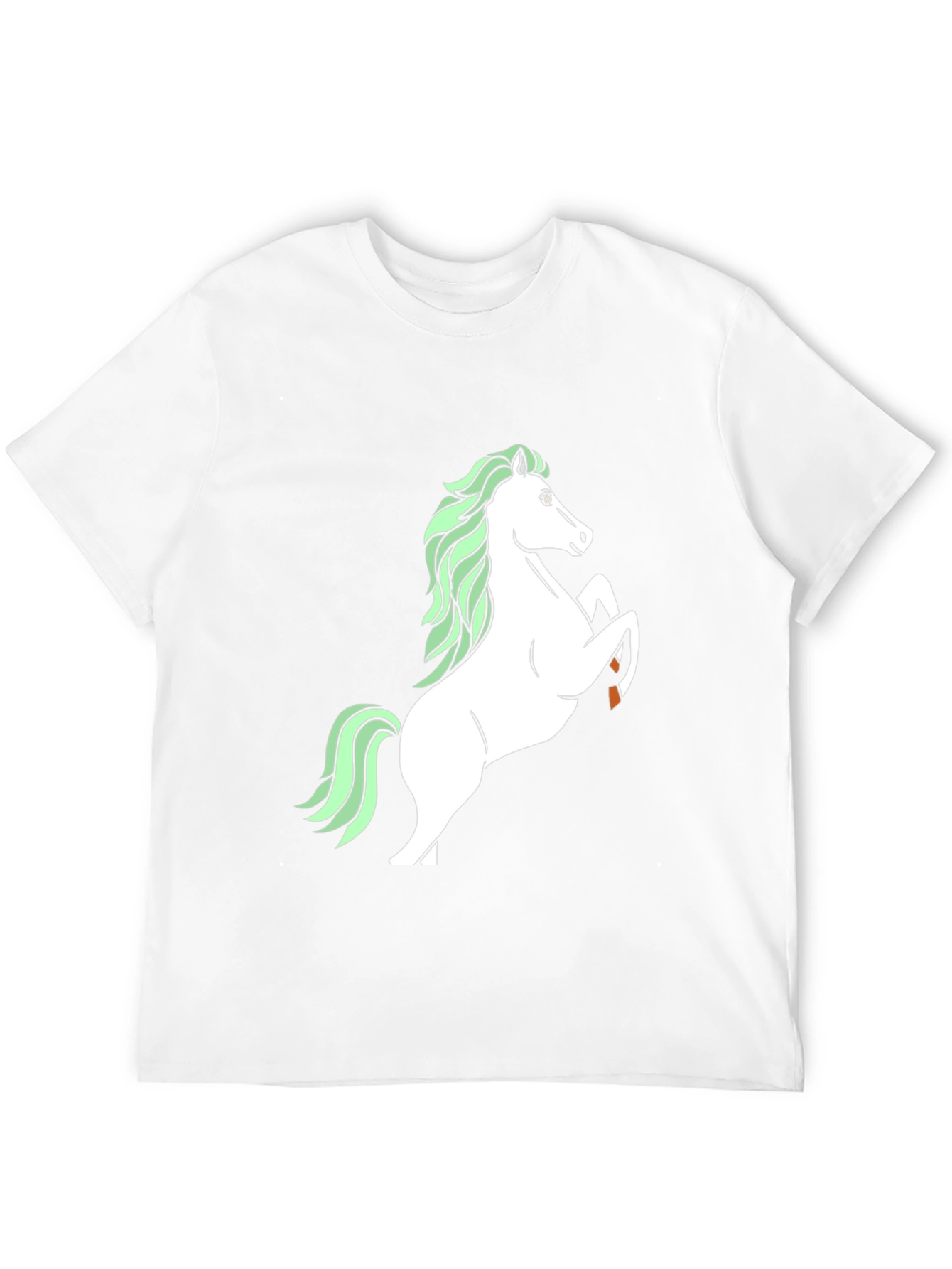 Black Unicorn Graphic Tee - Black Cotton T-Shirt view 12