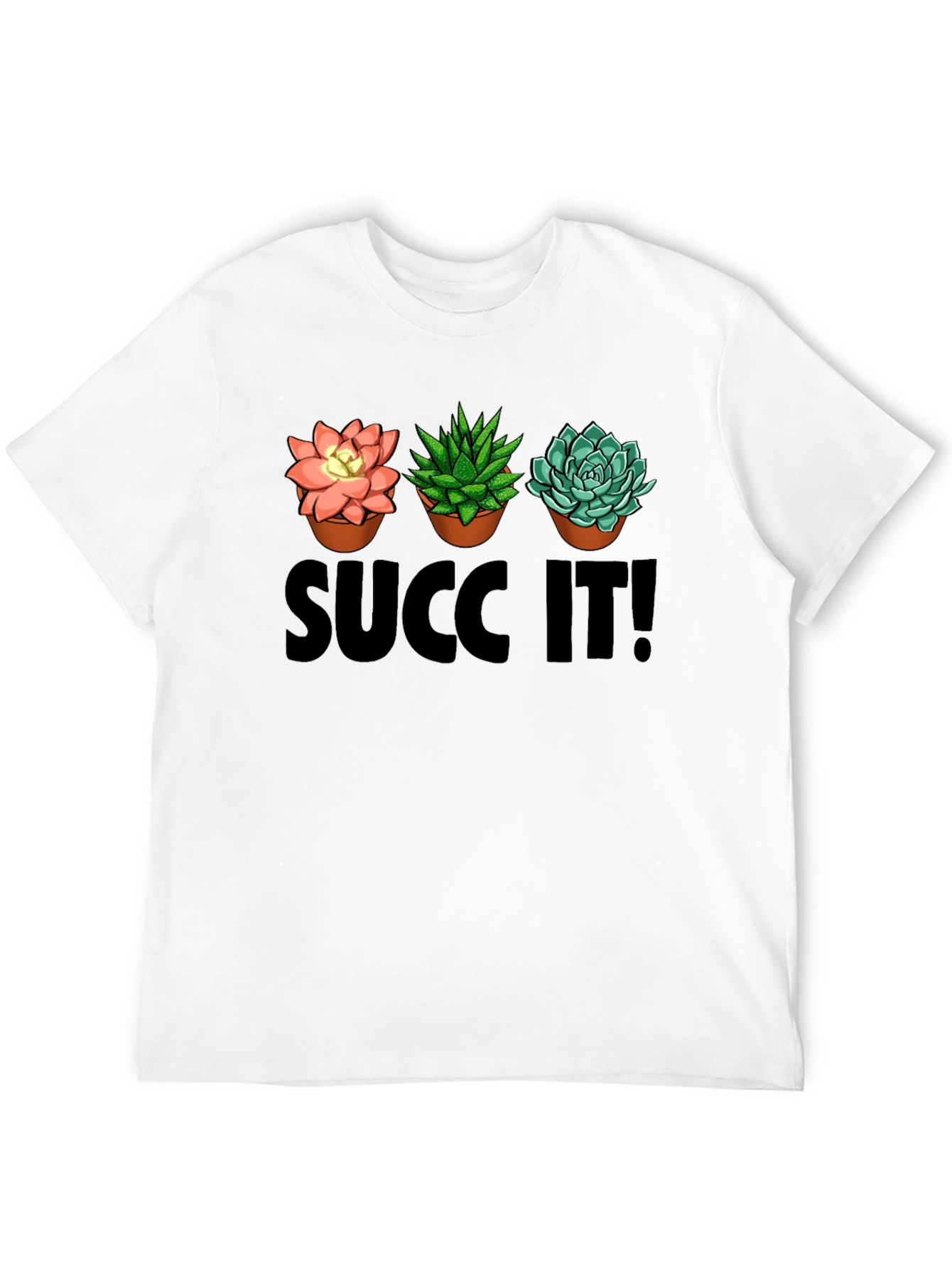 Black Succ It! T-Shirt Funny Plant Lover Tee view 12