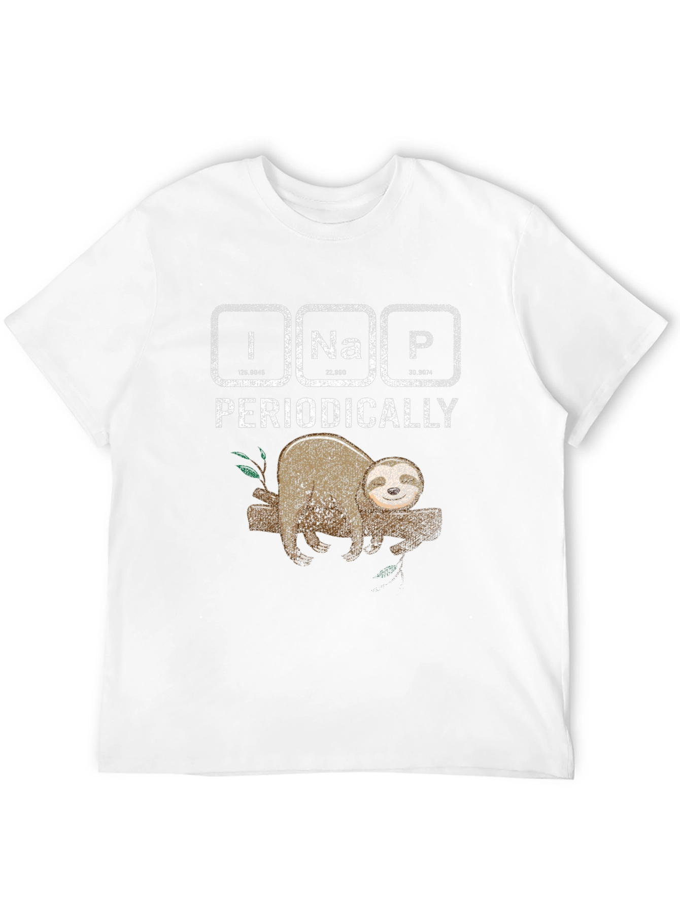 Black I Na P Periodically Sloth T-Shirt view 12