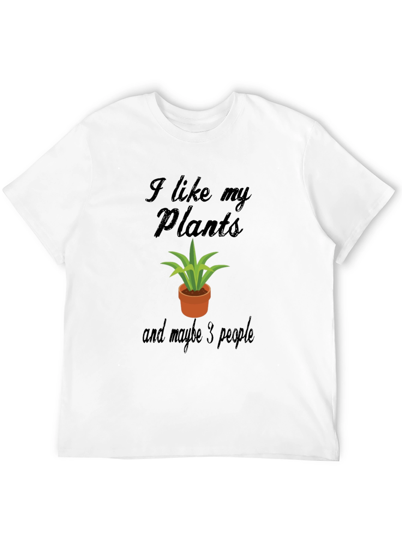 Black I Like My Plants T-Shirt -  Horticulture Apparel view 12