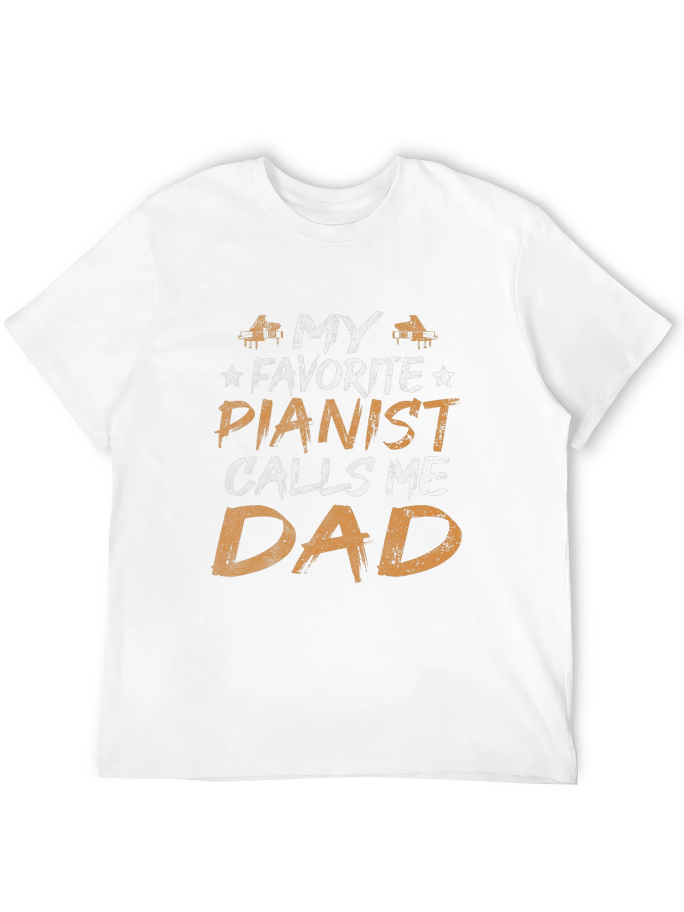 Black My Favorite Pianist Calls Me Dad T-Shirt view 12