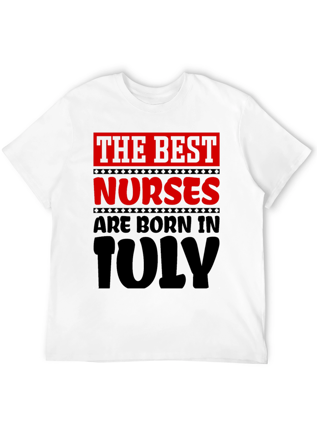 Black The Best Nurses Are Born In July T-Shirt view 12