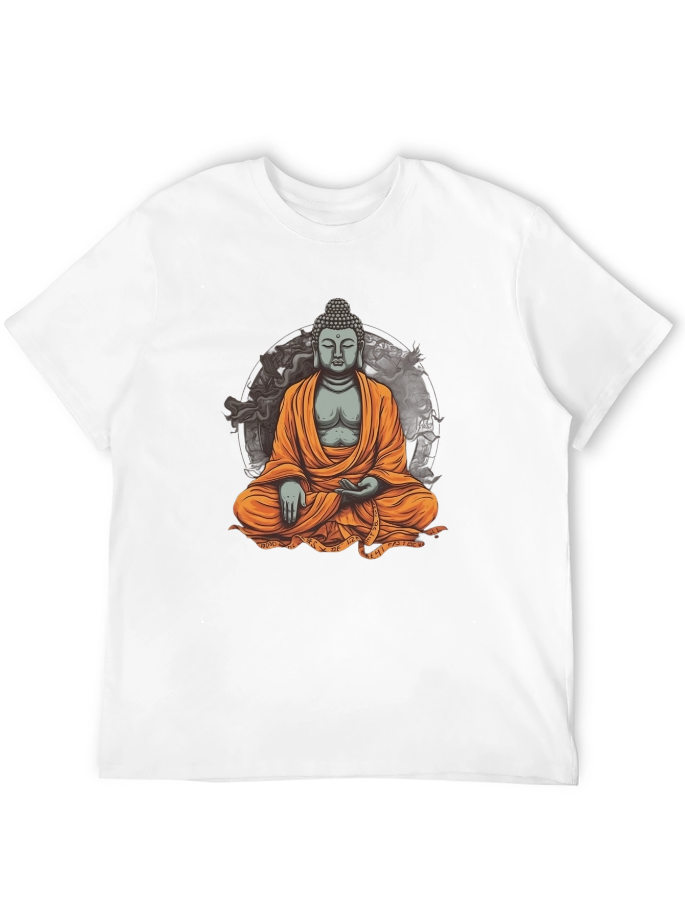 Black Buddha Graphic Black T-Shirt view 12
