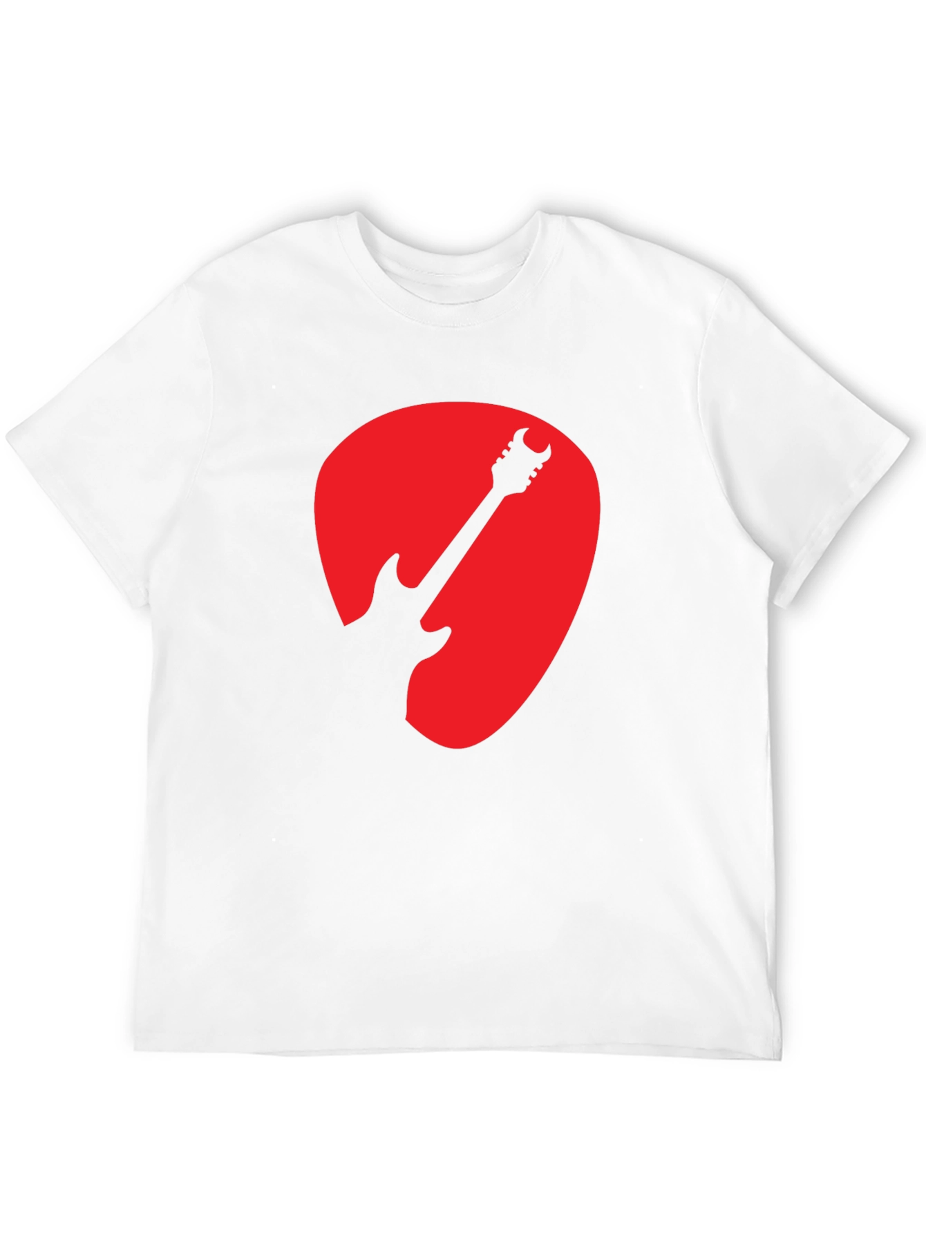 Black Guitar Pick Graphic T-Shirt - Music Lover Tee view 12