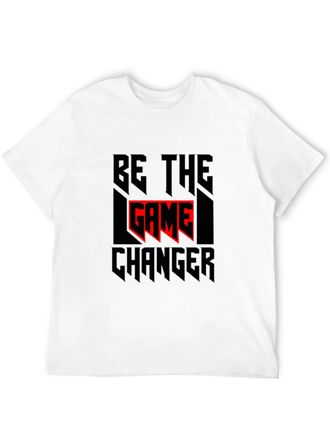Black Be the Game Changer Black Graphic Tee view 12