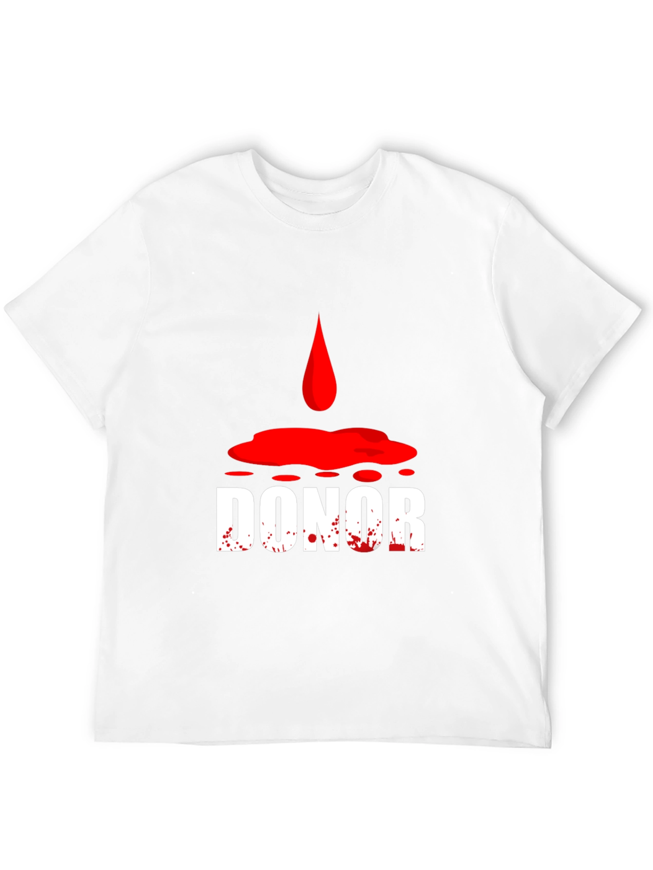 Donor T-Shirt Blood Donation Awareness Tee - 12