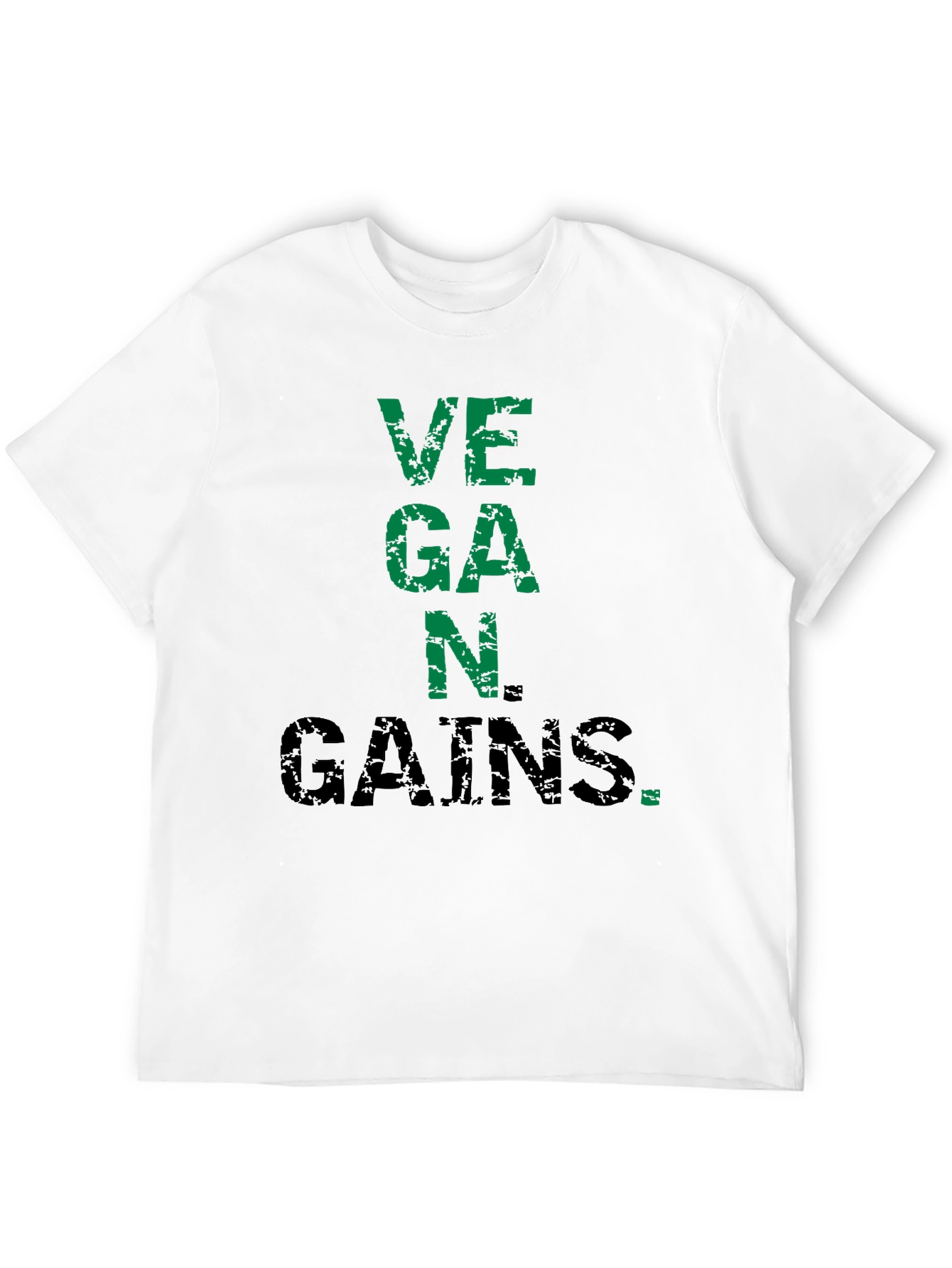 Vegan Gains Graphic Tee - Black - 12