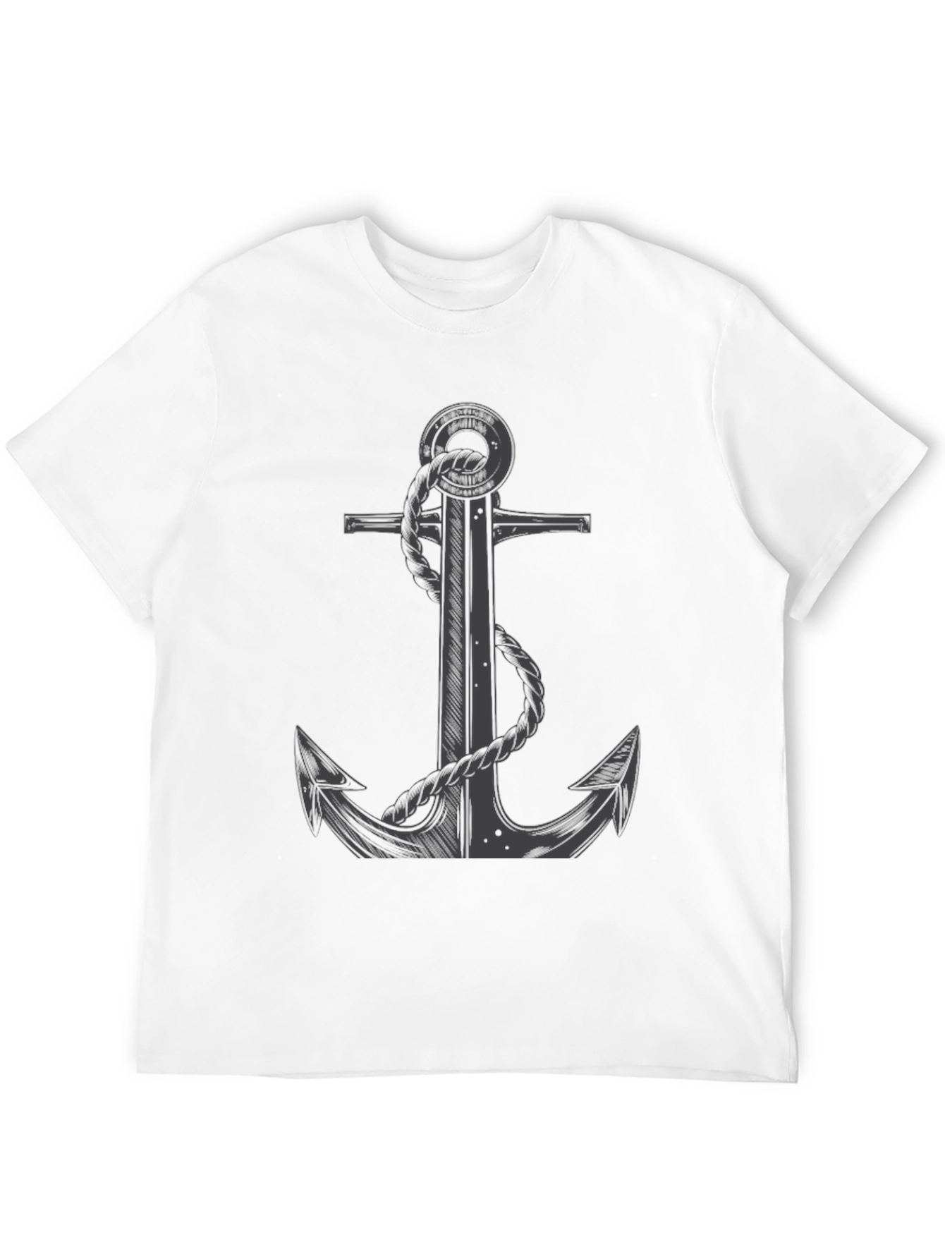 Black Anchor Graphic Black T-Shirt view 12