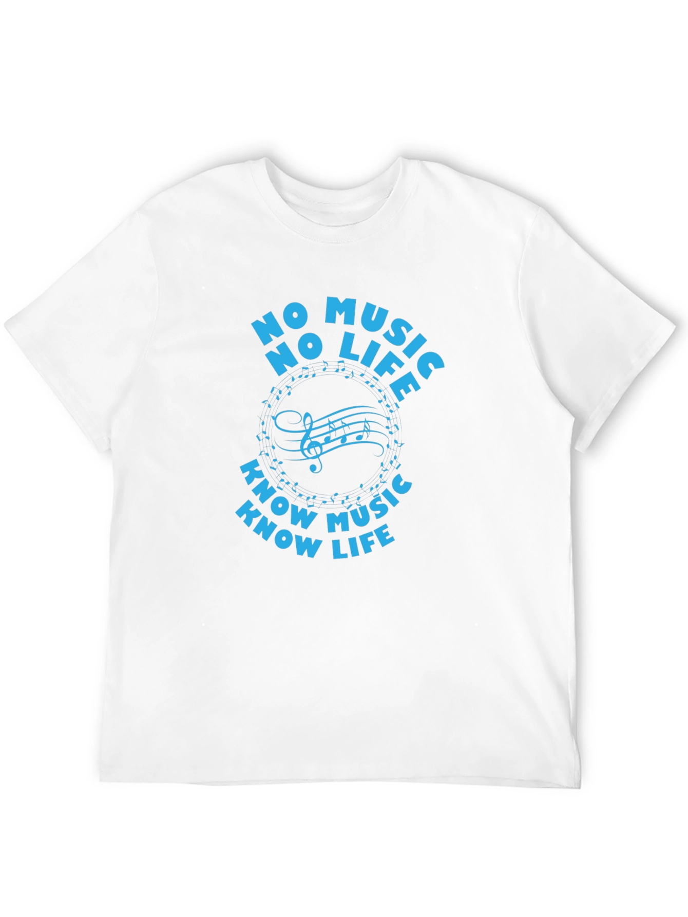 Black No Music No Life Graphic Tee - Black view 12