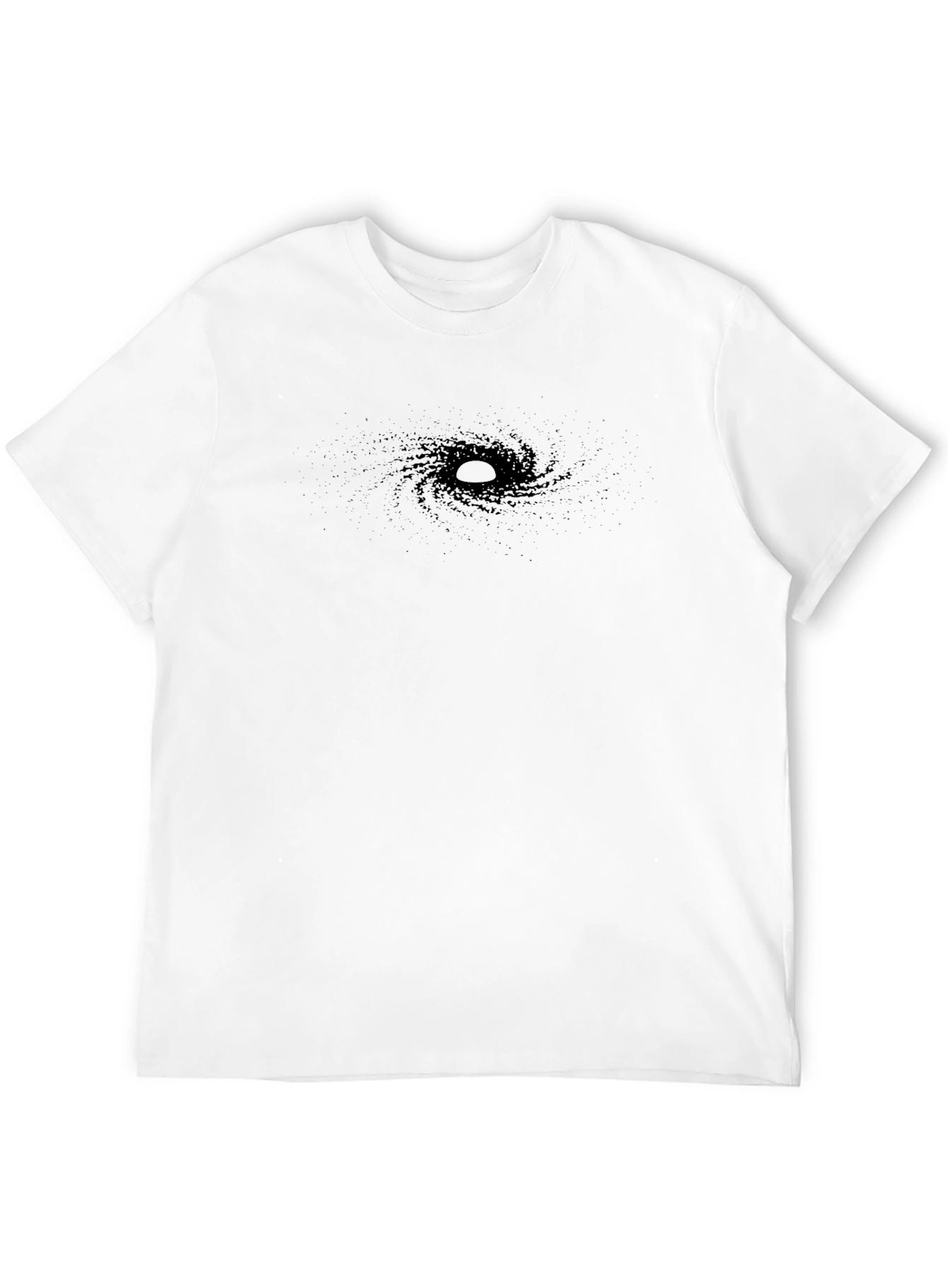 Black Black Hole Graphic Tee - Mens Modern Fit T-Shirt view 12
