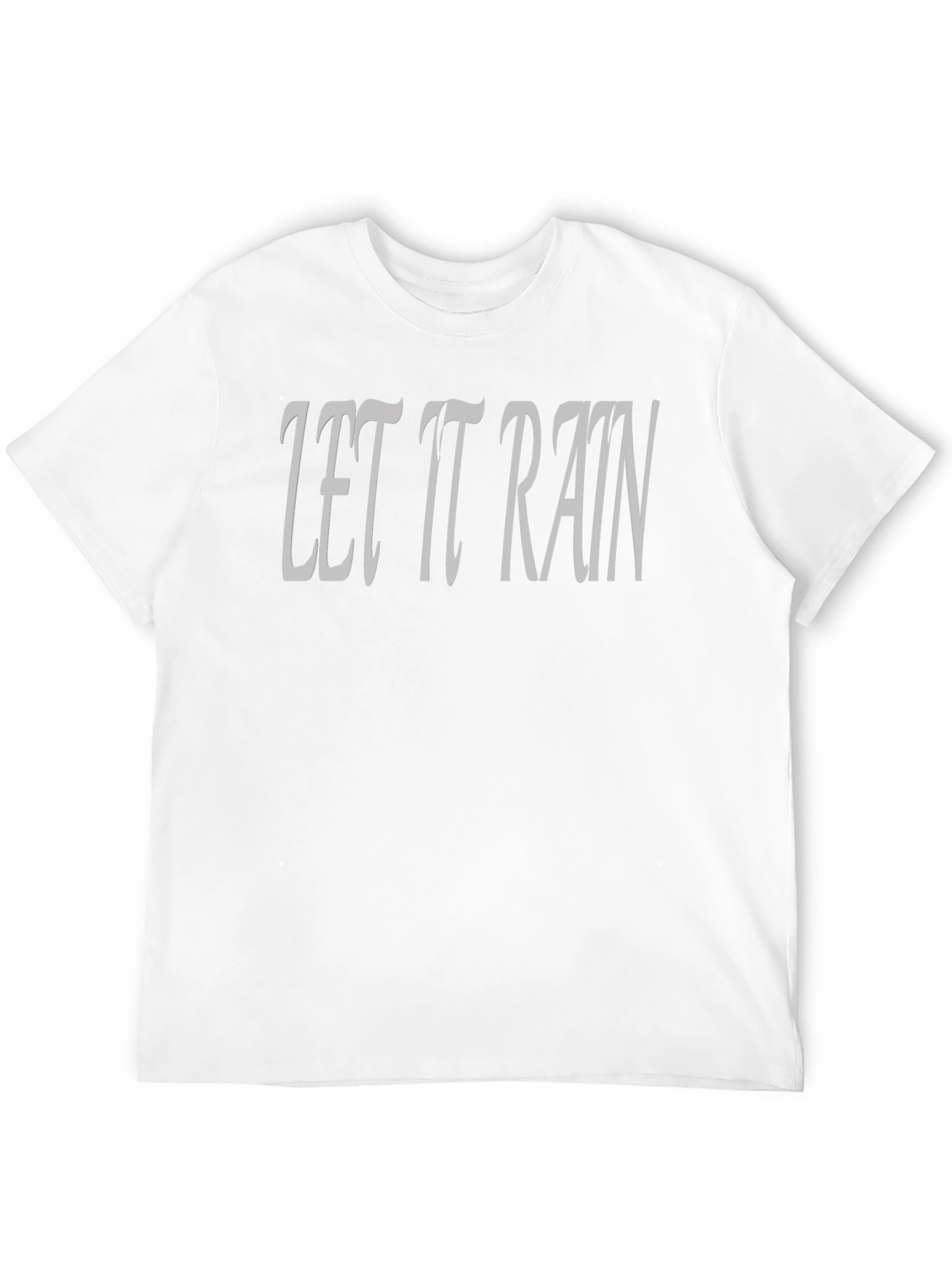 Black Let It Rain Graphic T-Shirt - Soft Cotton Tee view 12