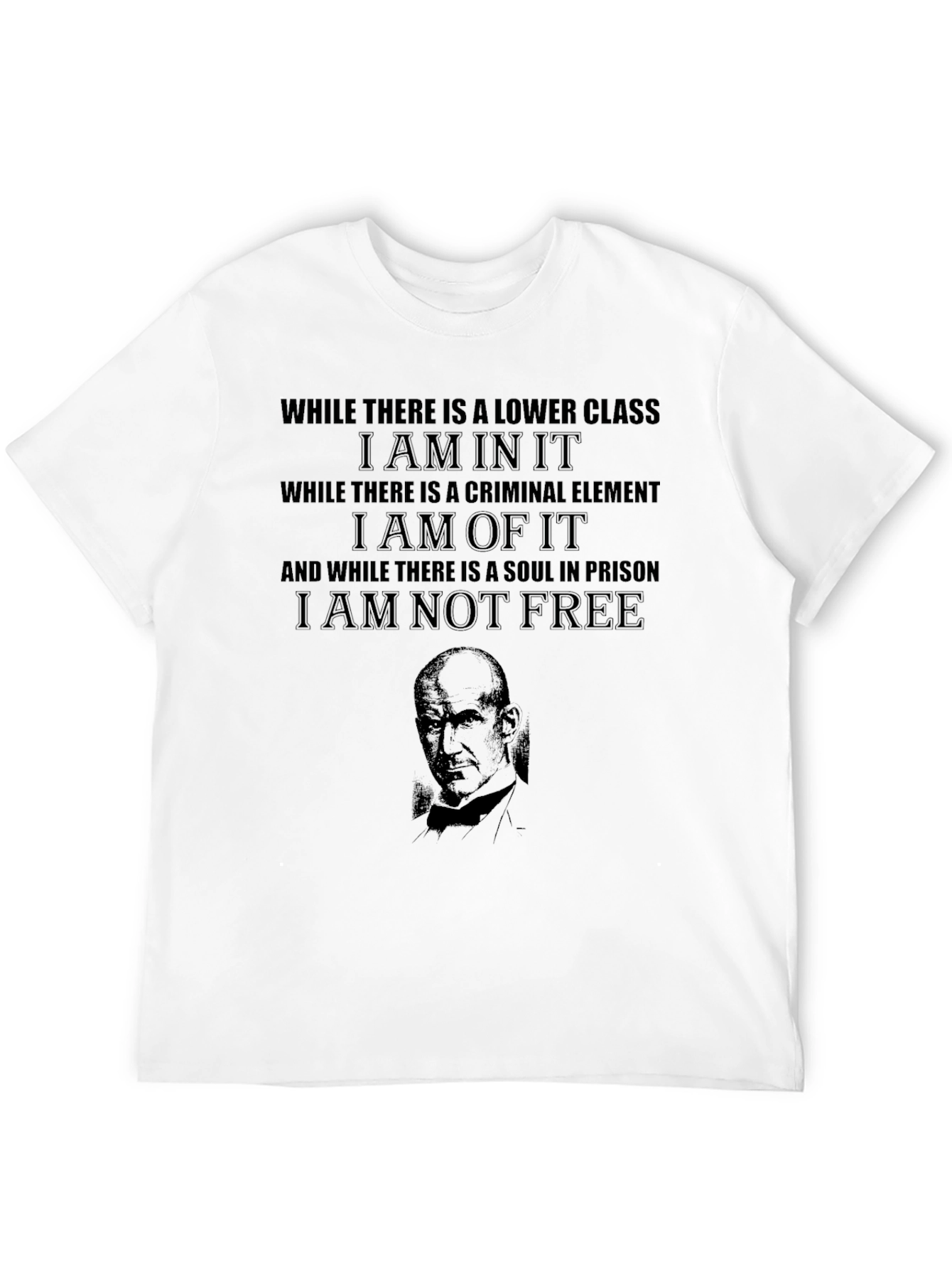 Black Philosophical Statement T-Shirt view 12