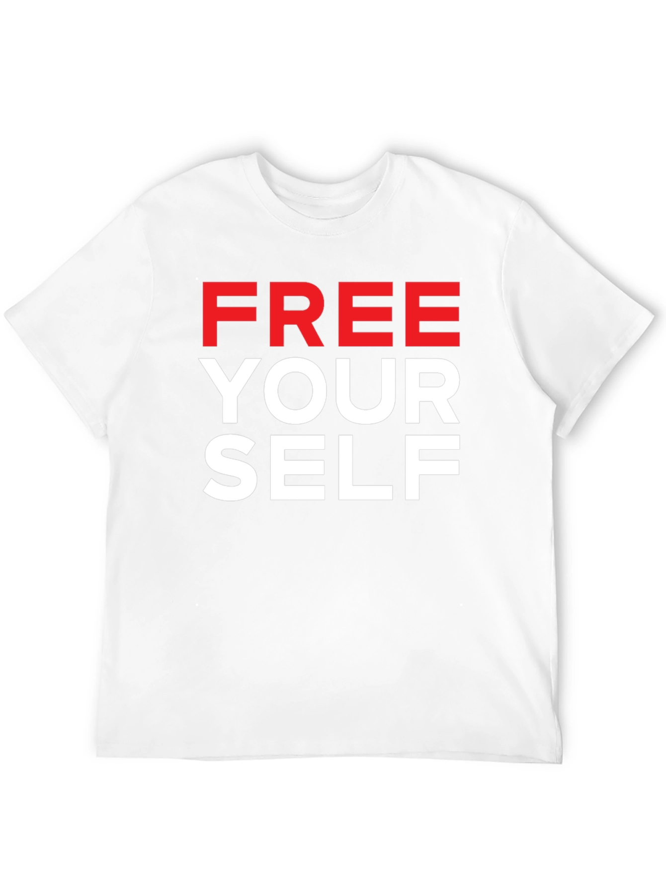 Black Free Yourself Graphic T-Shirt - Bold Statement Tee view 12