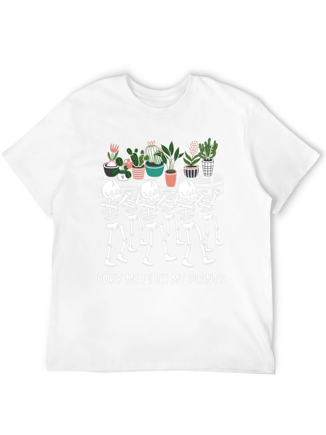 Black Bury Me with My Plants T-Shirt view 12