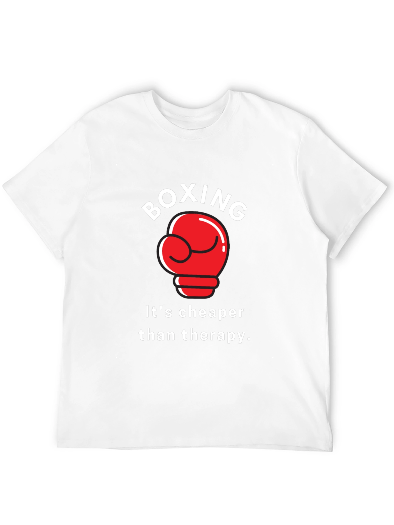 Black Boxing Therapy Graphic T-Shirt view 12