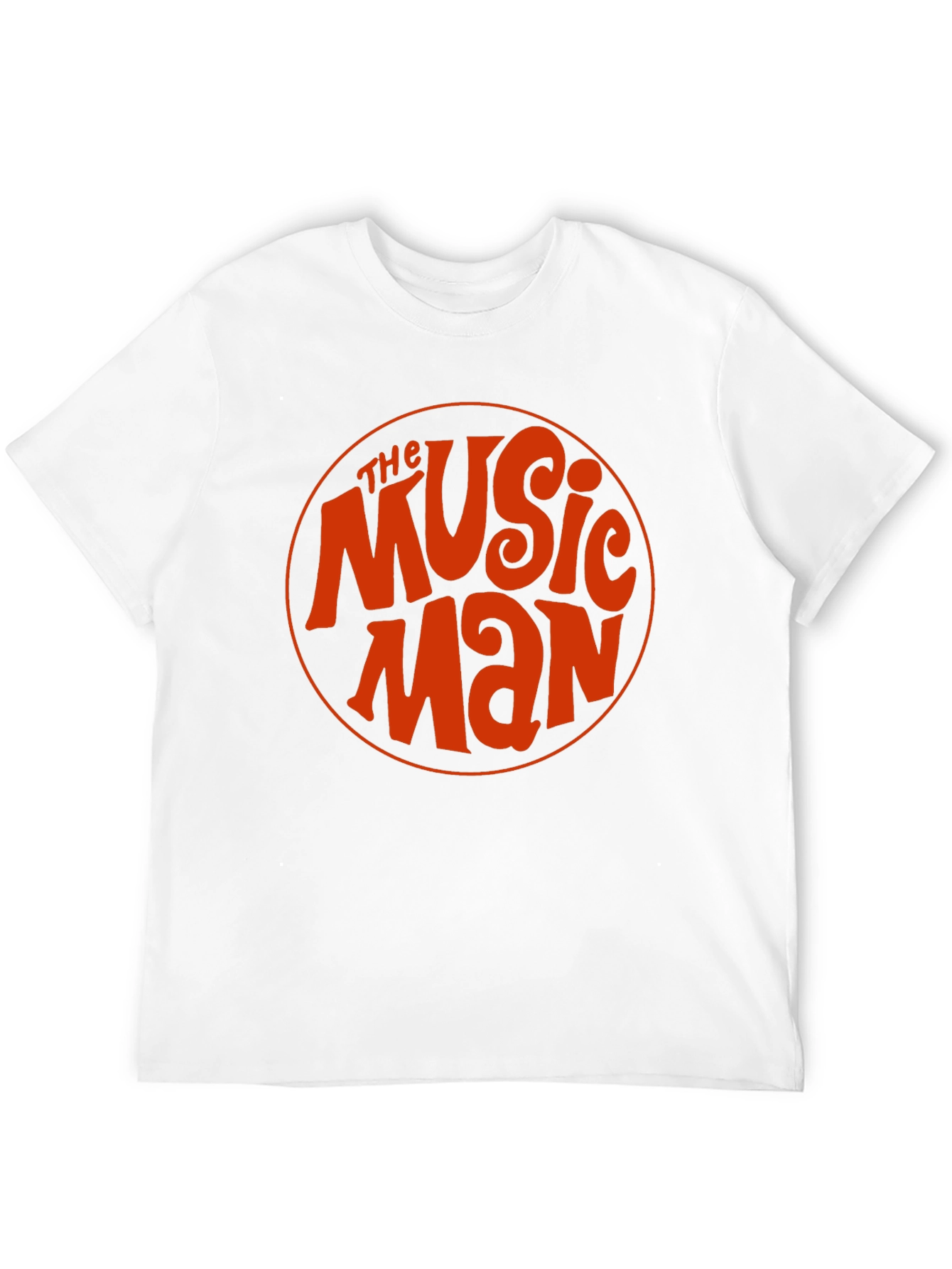 Black The Music Man Retro Style Black T-Shirt view 12