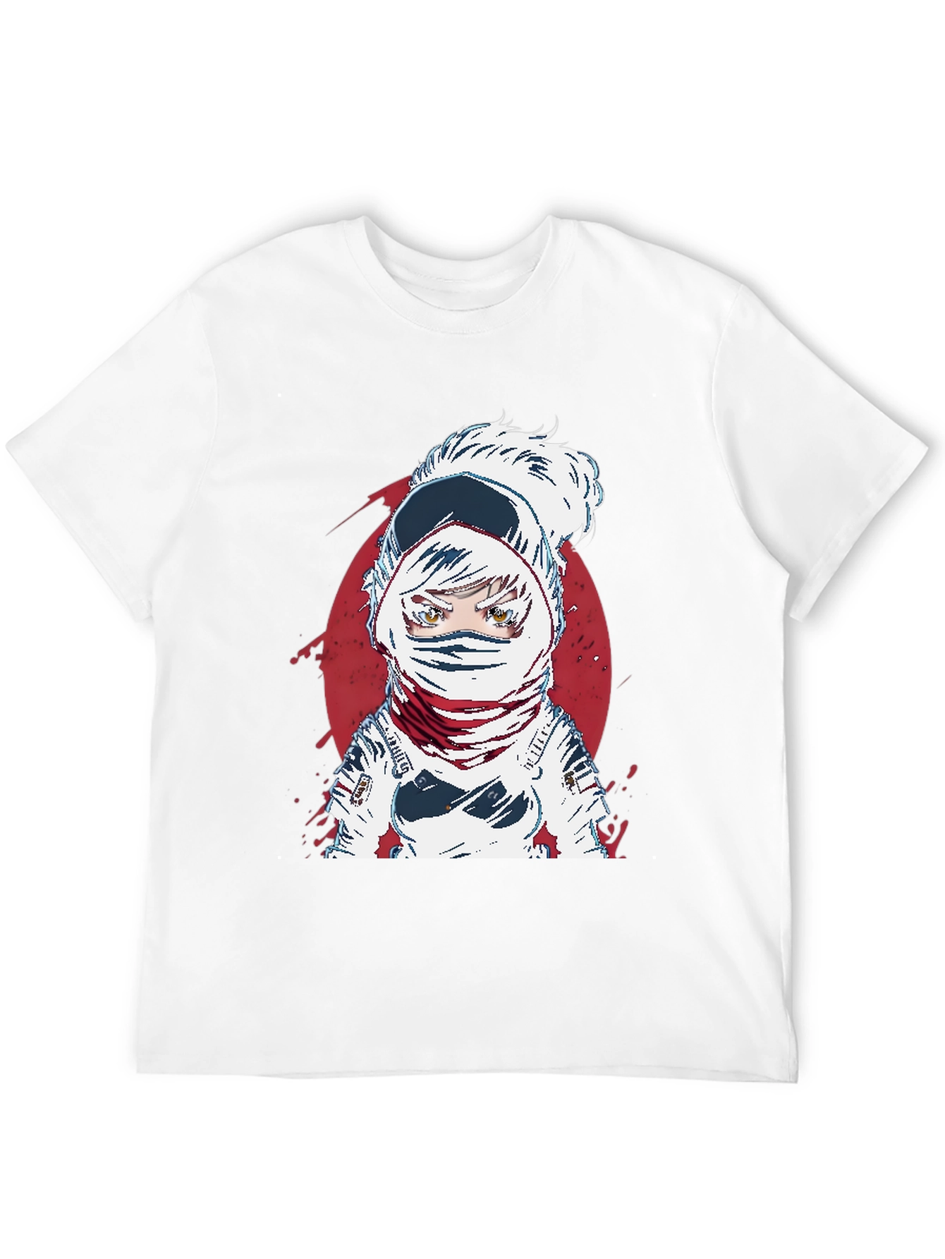 Astronaut Anime Graphic Tee - Cool Space Design - 12