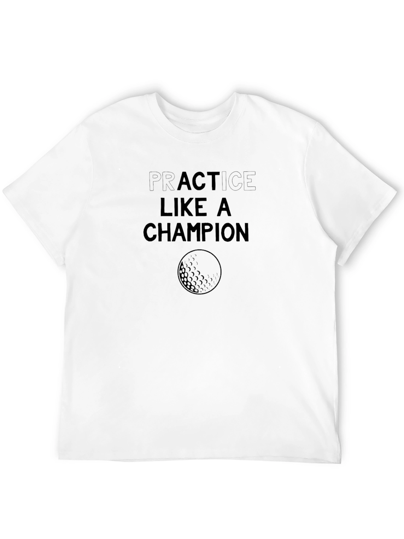 Black Practice Like a Champion Black T-Shirt view 12