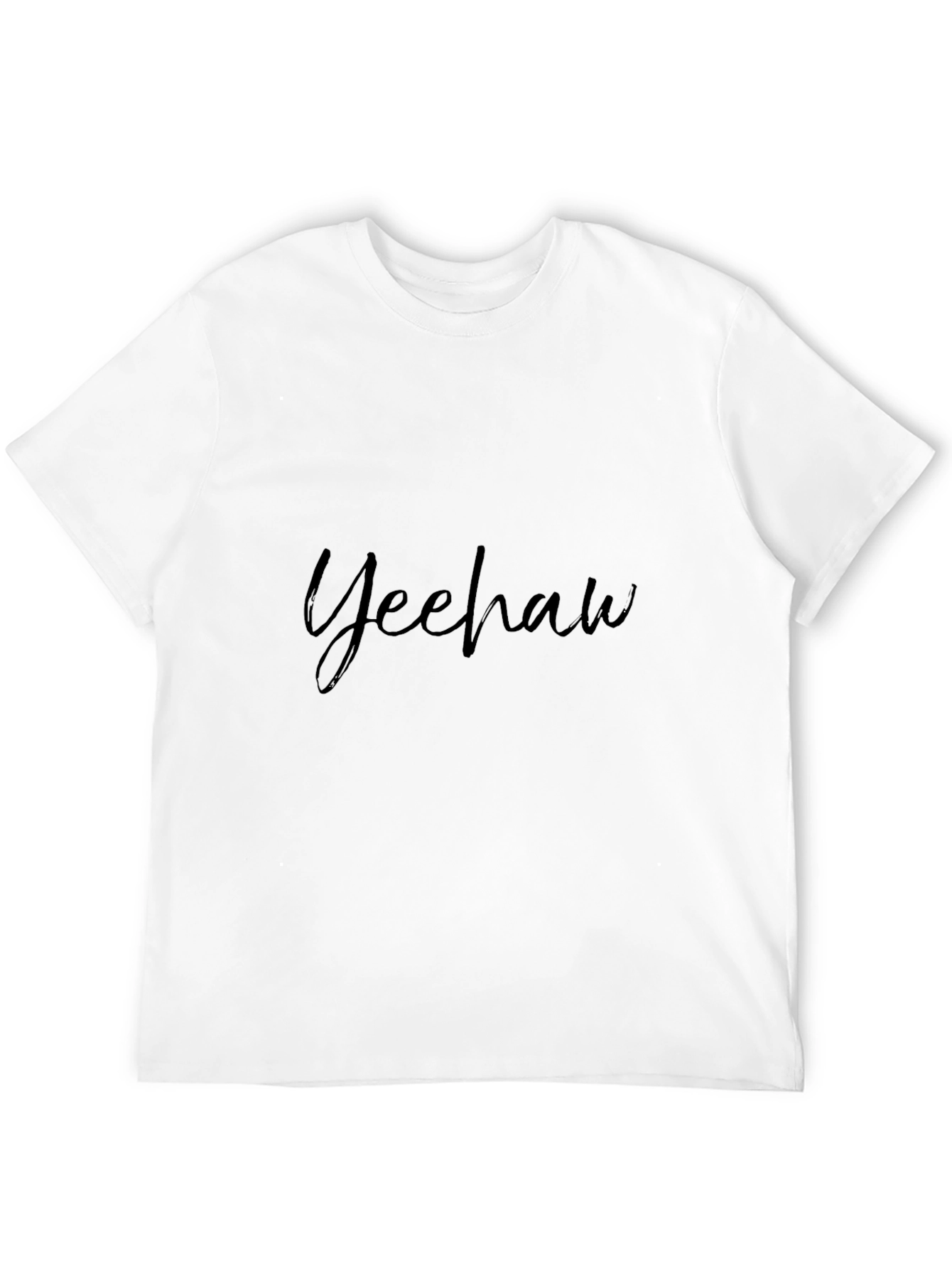 Black Yeehaw Graphic Print Black Tee view 12