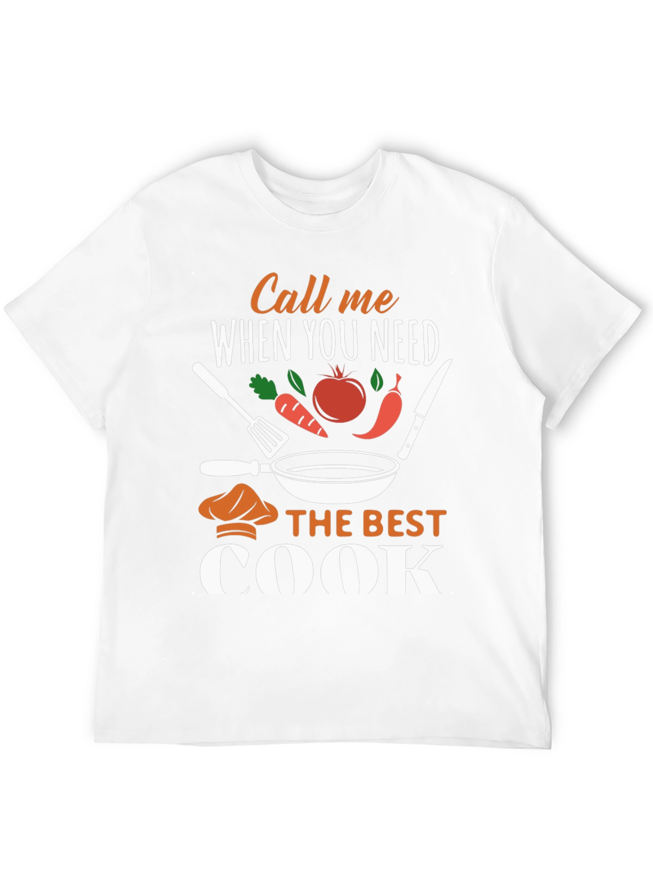 Black Call Me When You Need The Best Cook T-Shirt view 12
