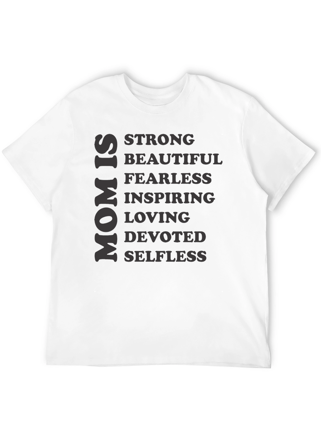 Black Mom Is Strong Graphic T-Shirt view 12