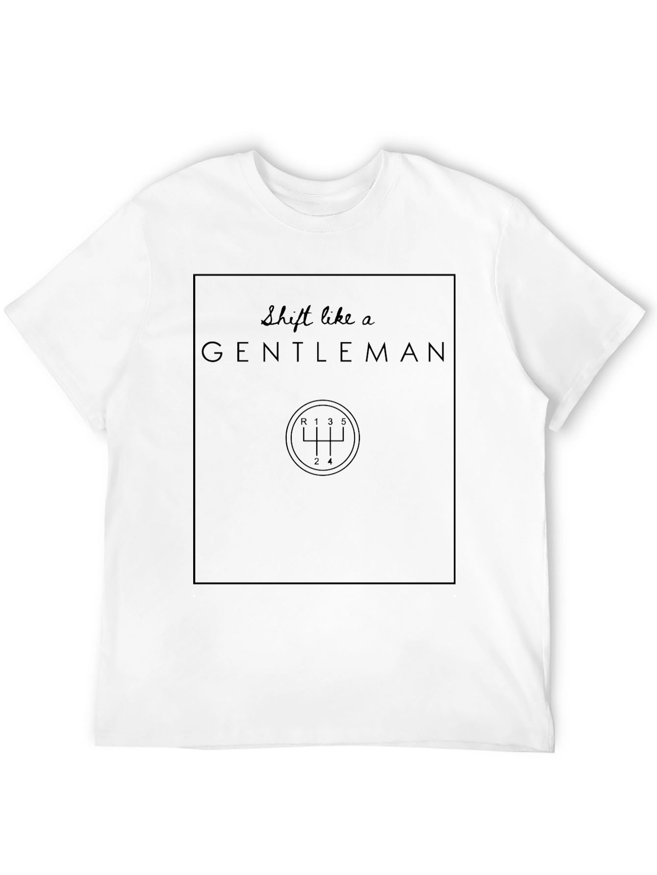 Black Shift Like a Gentleman Black T-Shirt view 12