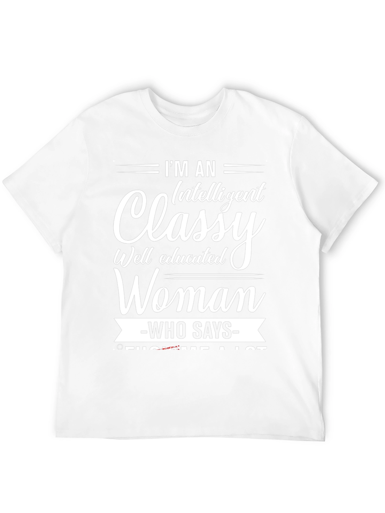 Black Classy Woman Graphic Tee view 12
