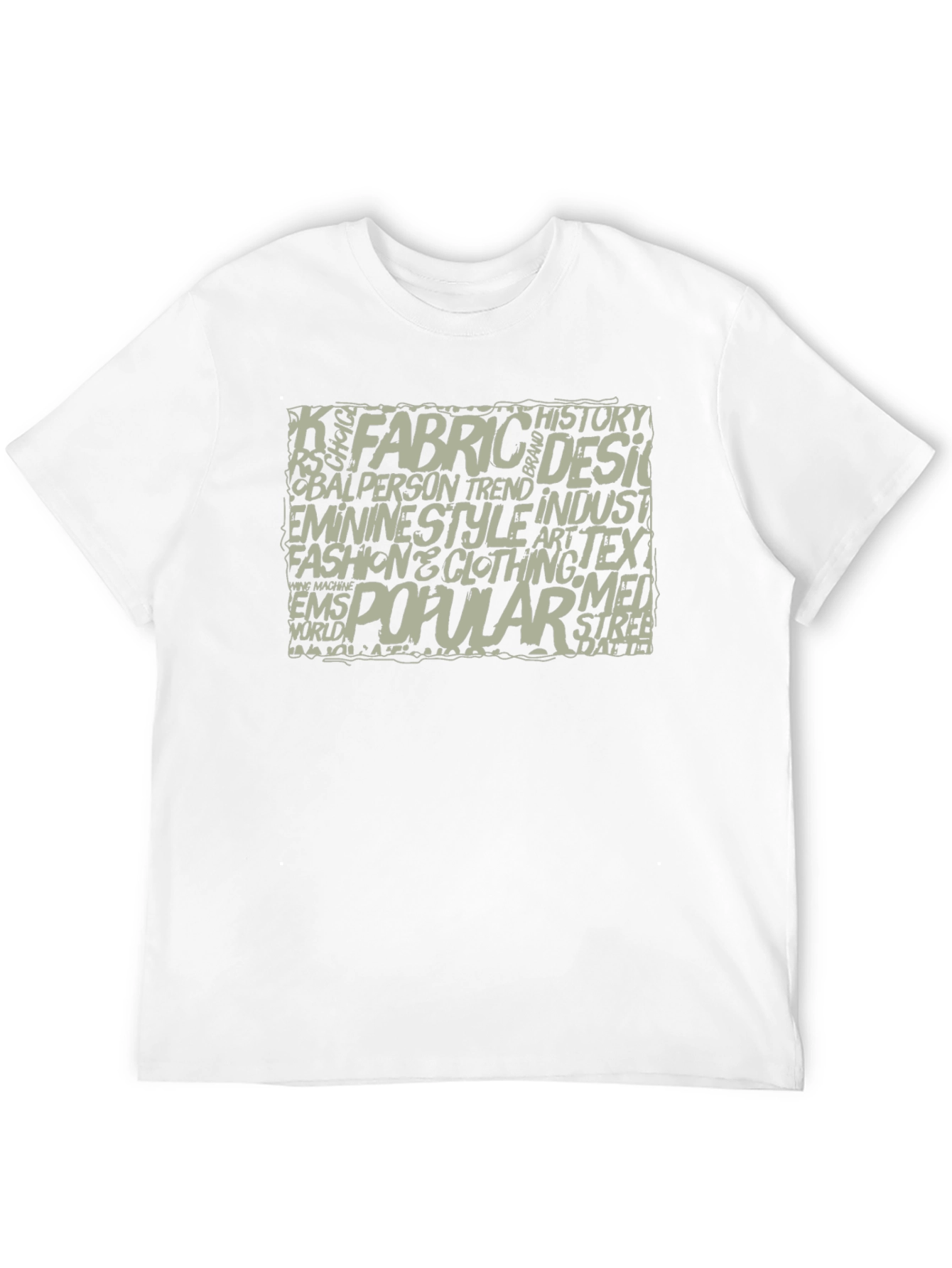 Black Word Art Graphic T-Shirt - Black view 12
