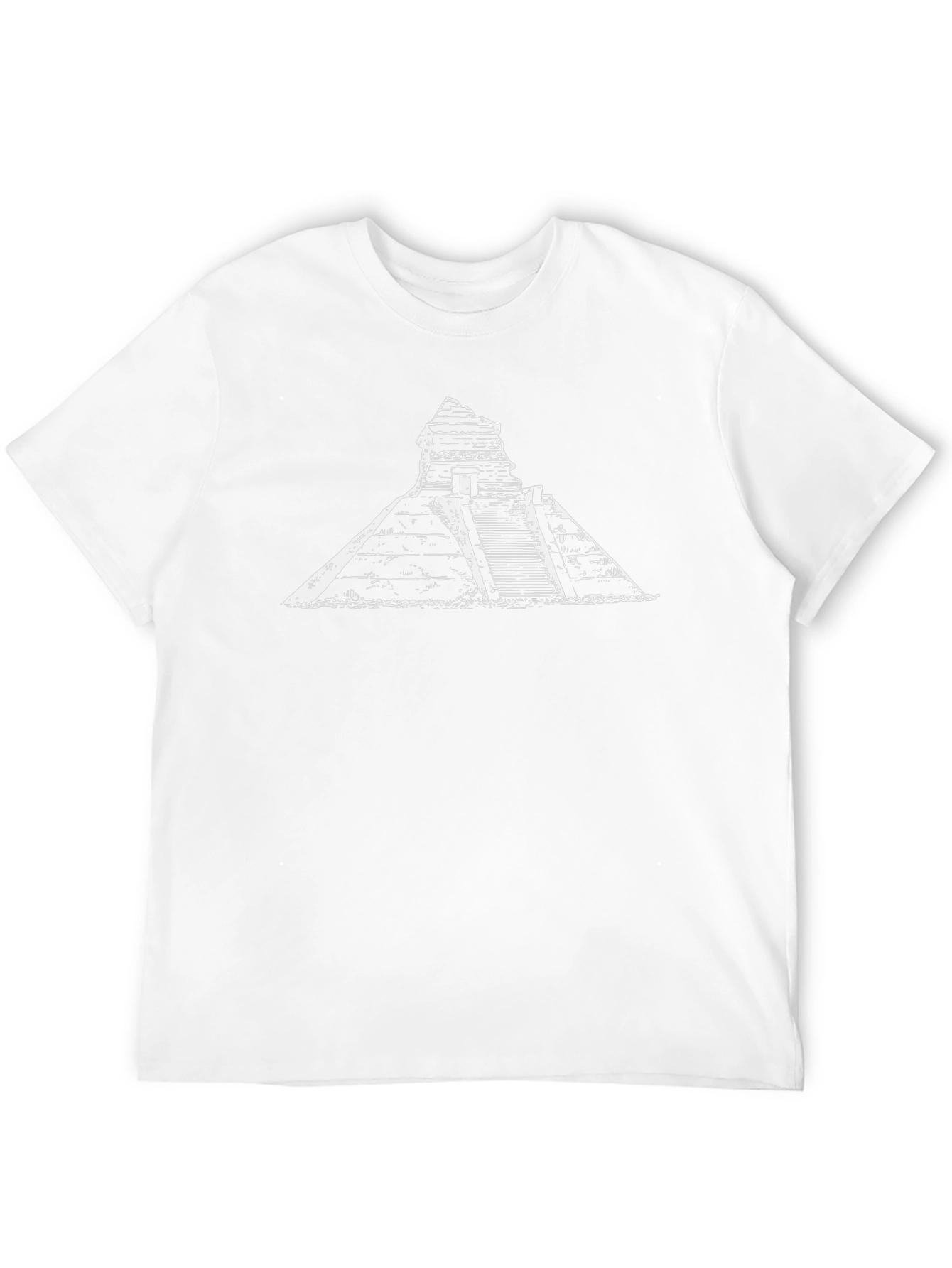 Black Mayan Pyramid T-Shirt - Black Graphic Tee view 12