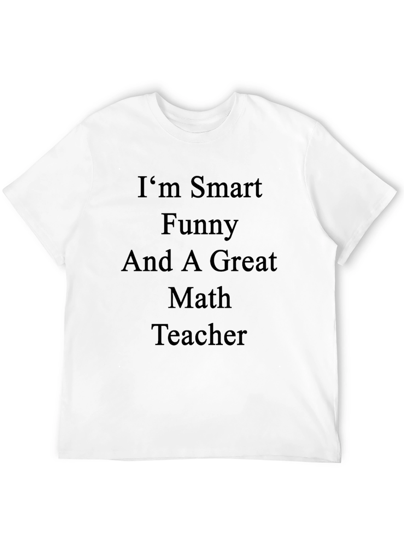 Black Smart Funny Great Math Teacher T-Shirt view 12
