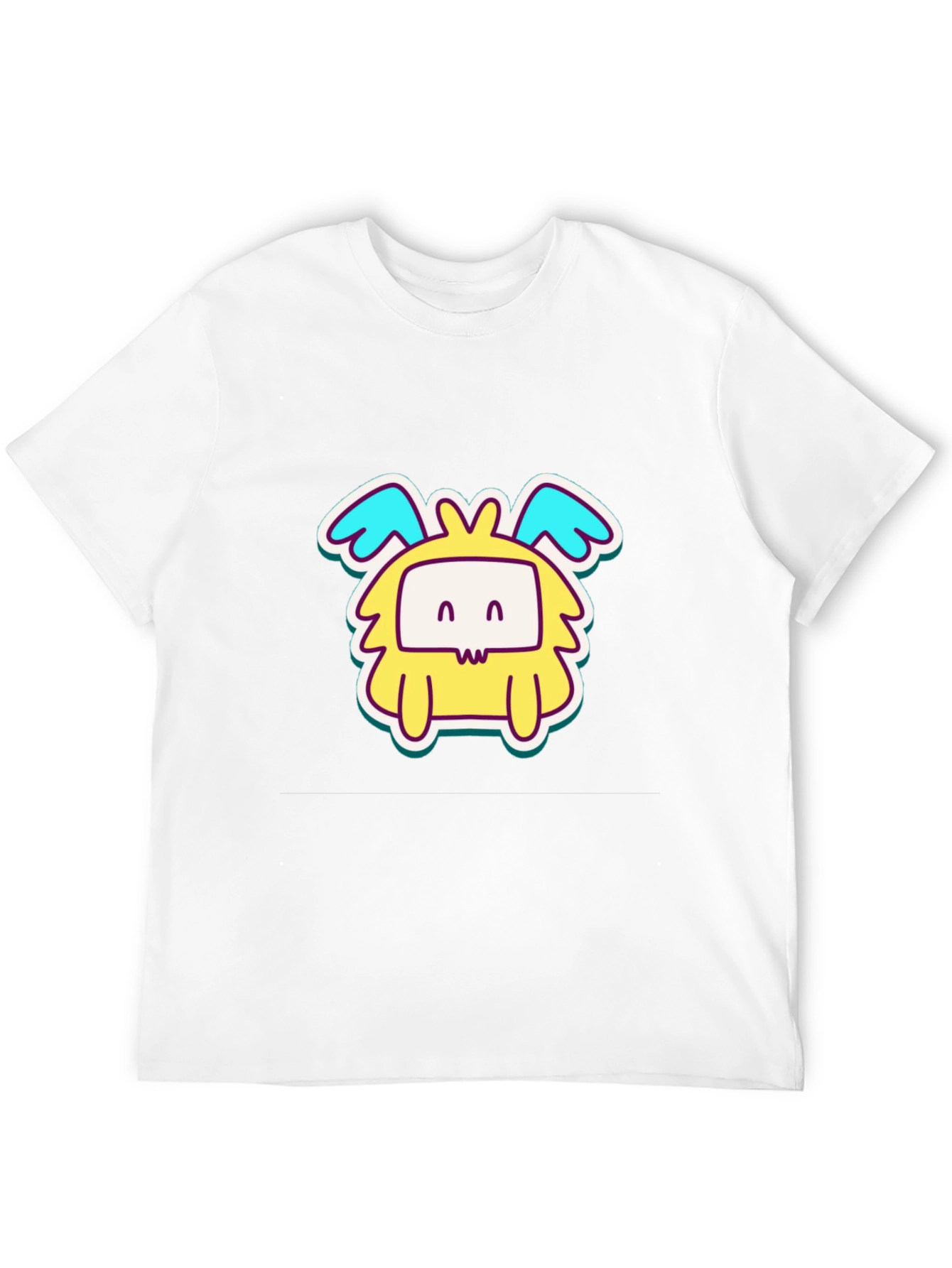 Black Cute Cartoon Monster Graphic T-Shirt view 12