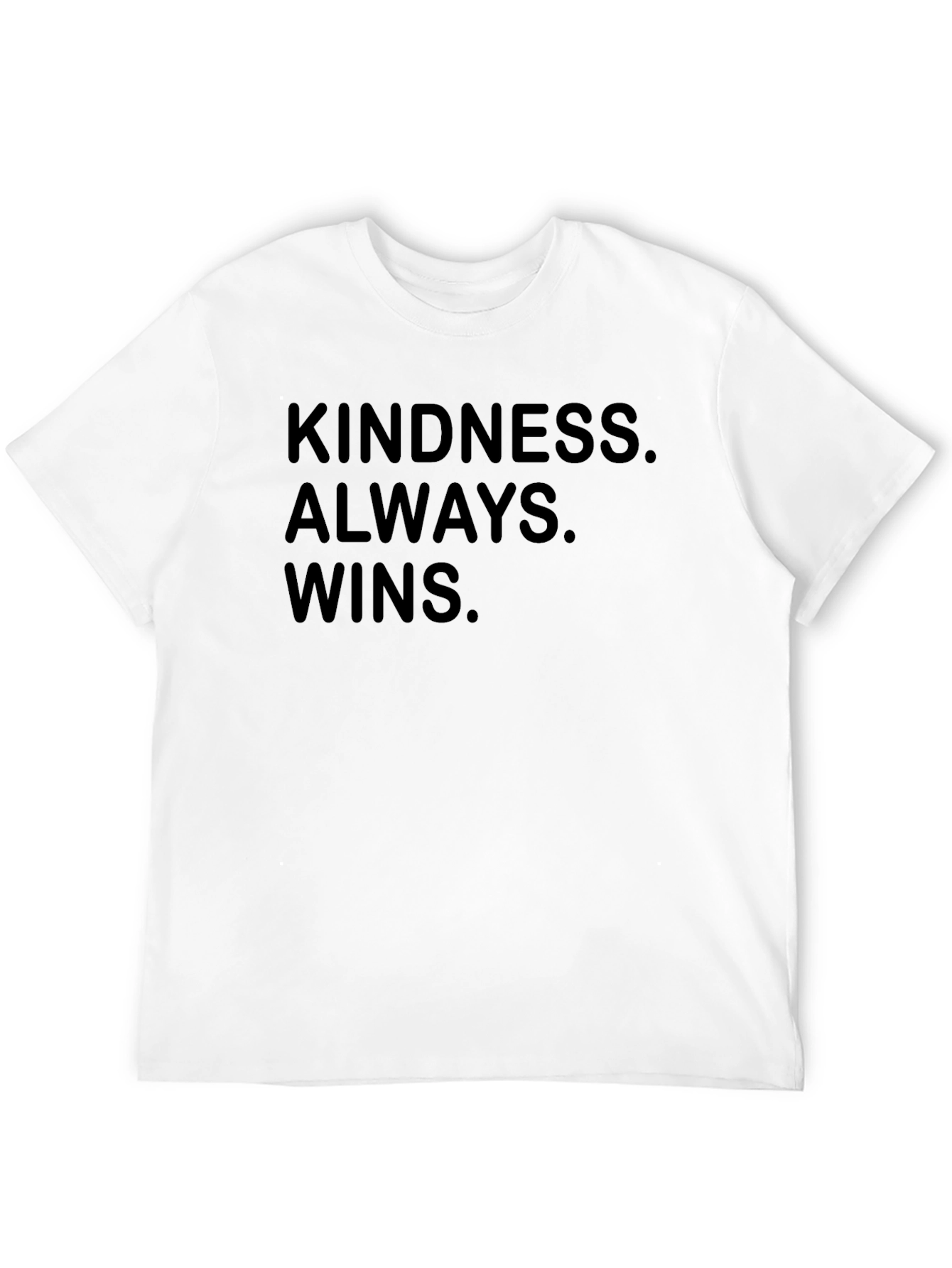 Black Kindness Always Wins Graphic Tee - Black view 12
