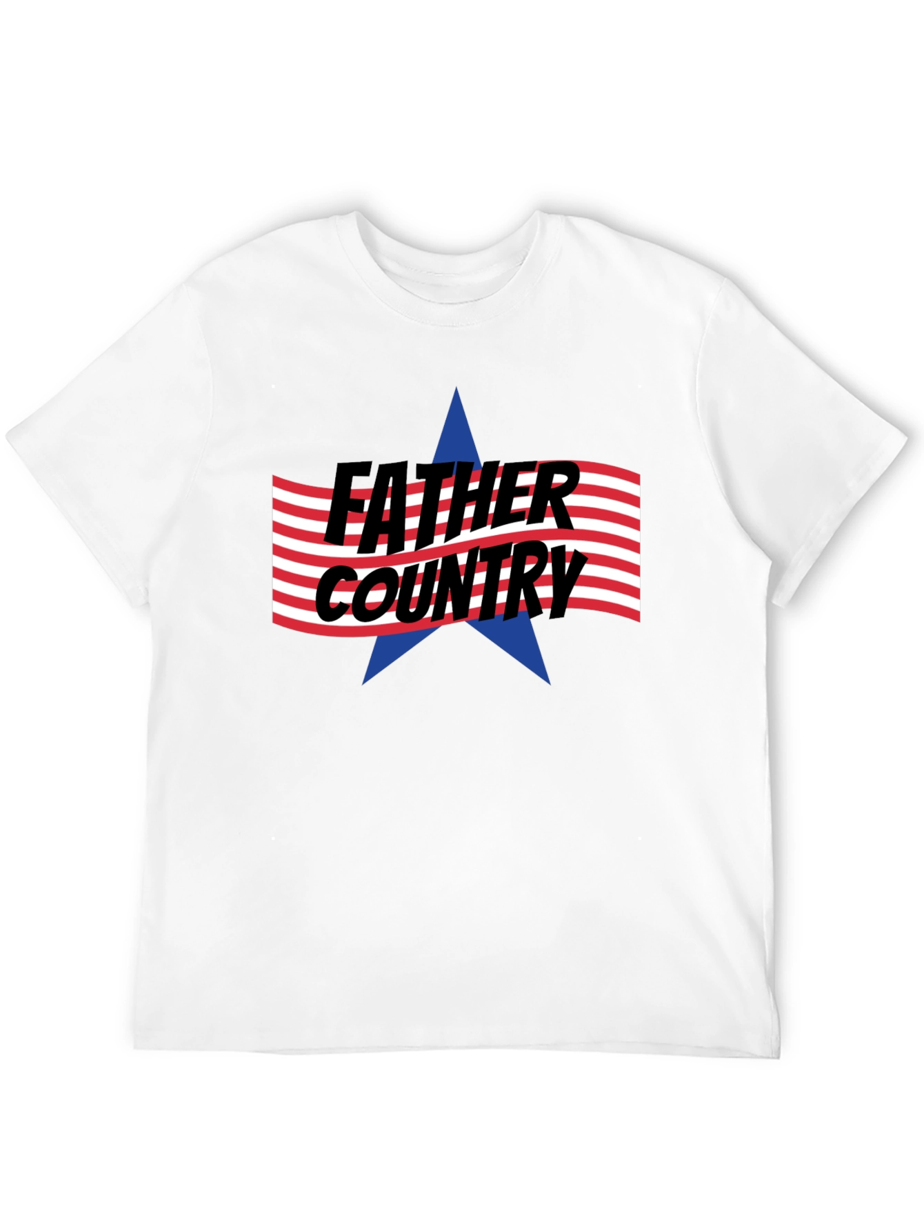 Black Father Country Patriotic T-Shirt view 12