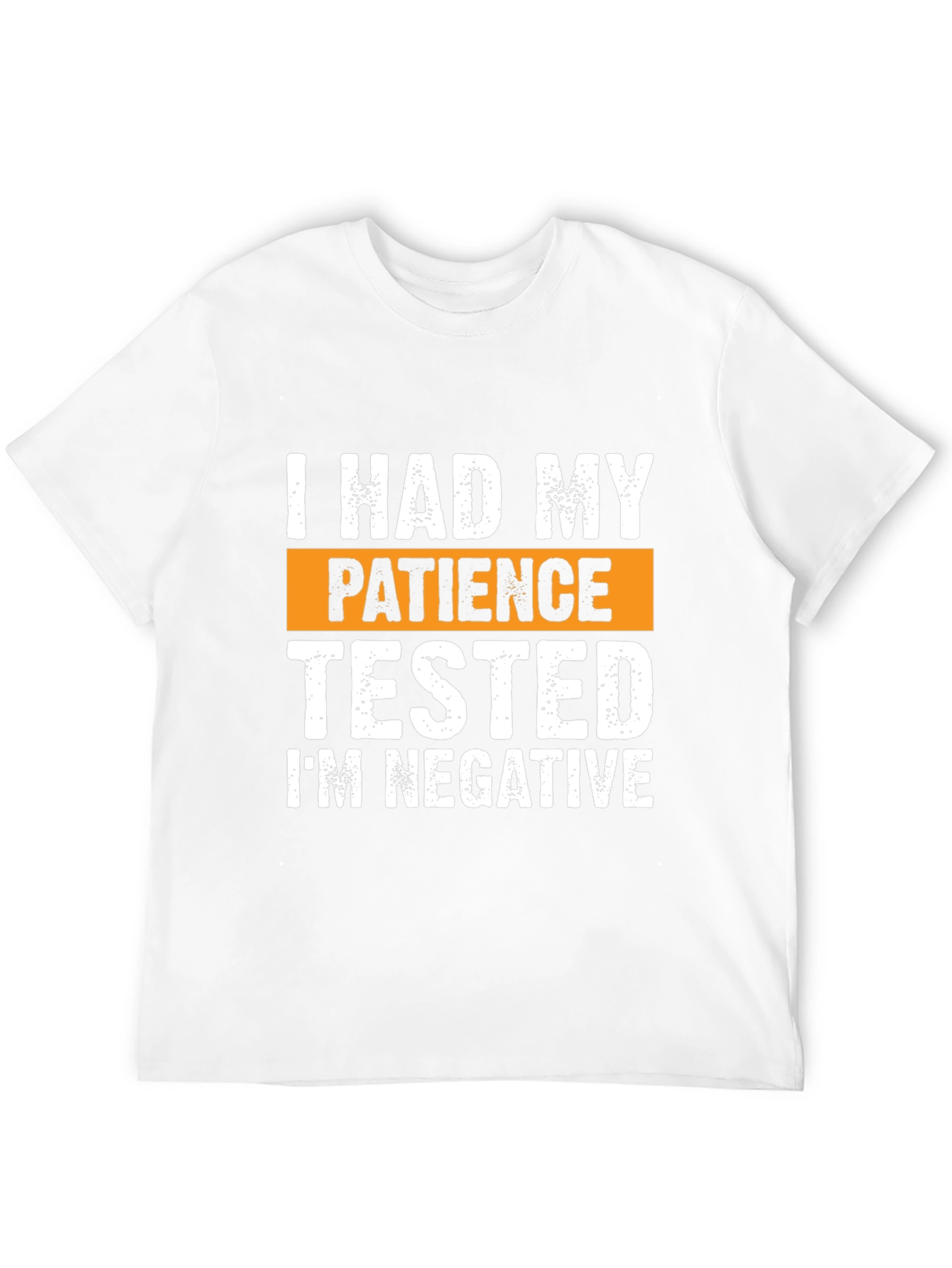 Black I Had My Patience Tested Graphic Tee view 12