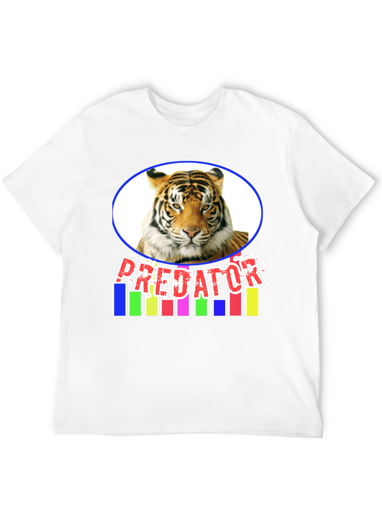 Black Predator Tiger Graphic Tee view 12