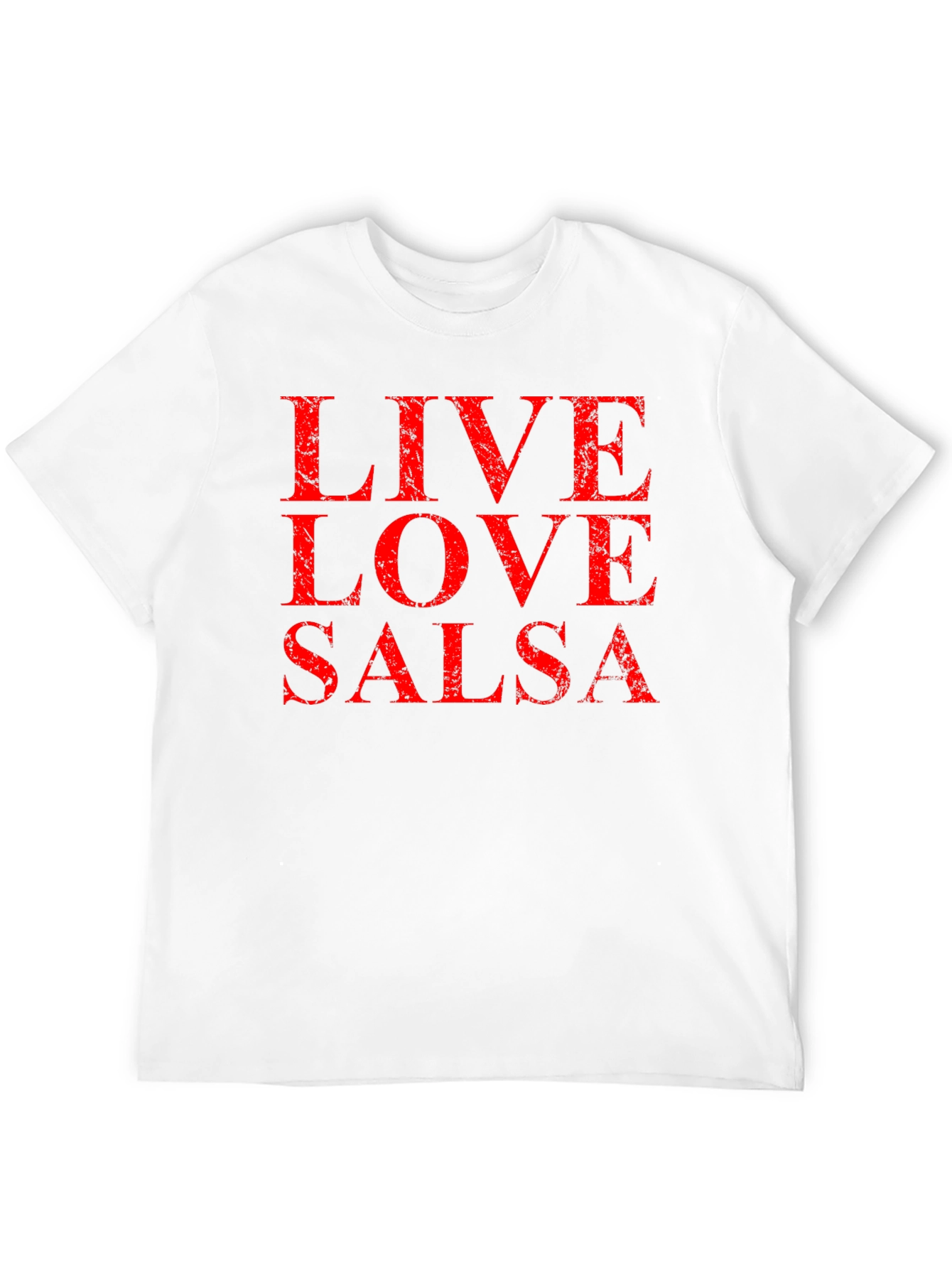 Black Live Love Salsa Black Graphic T-Shirt view 12