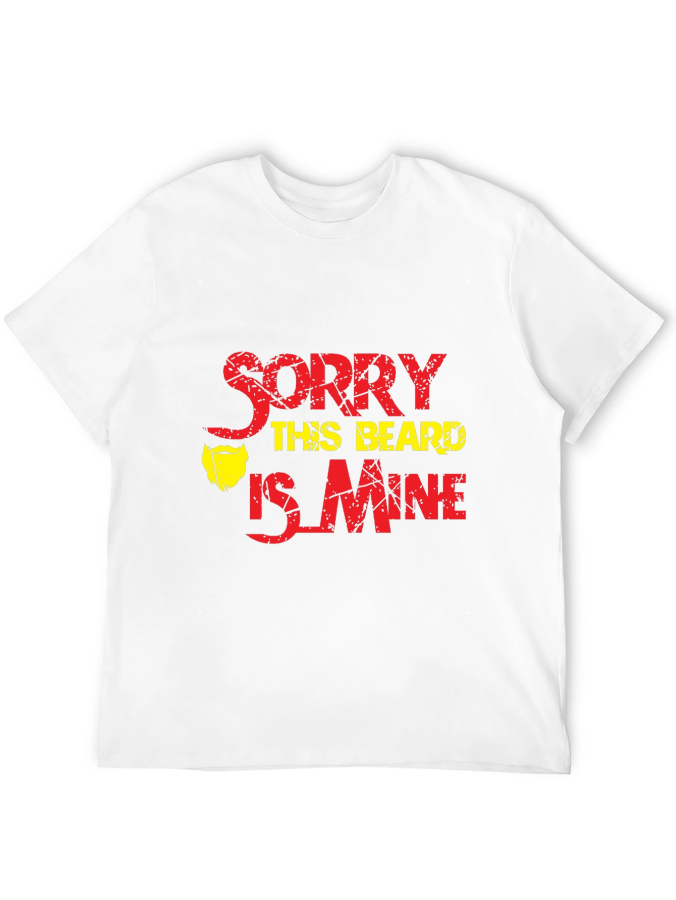 Black Funny Beard T-Shirt - Sorry This Beard Is Mine view 12