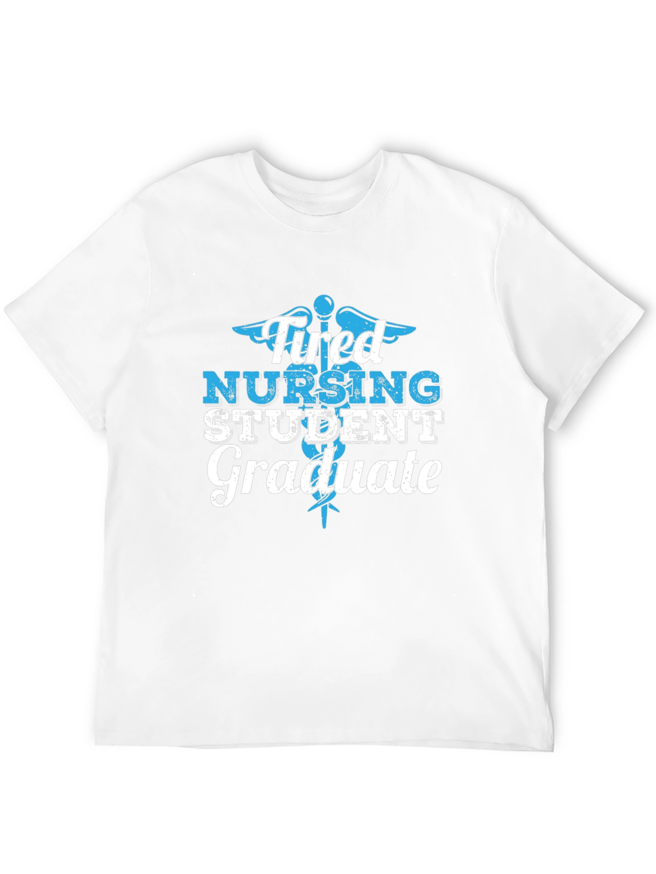 Black Tired Nursing Student Graduate Black T-Shirt view 12