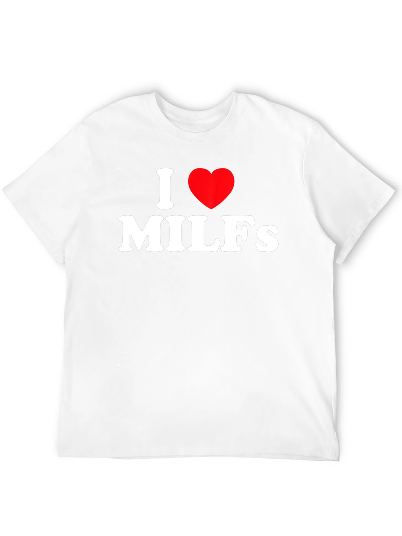 Black I Heart MILFs Black Graphic Tee view 12