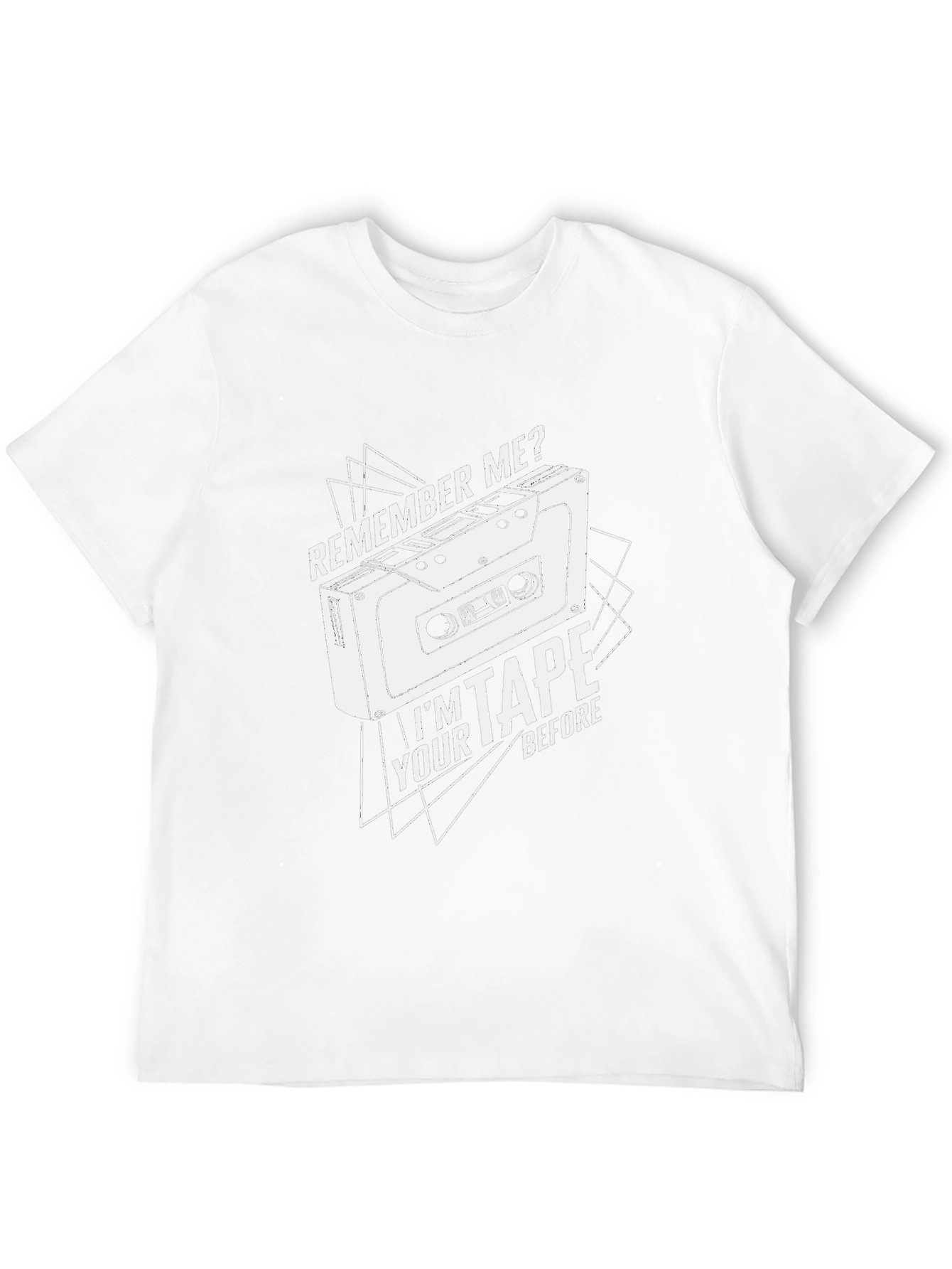 Black Remember Me? Retro Cassette Tape Graphic T-Shirt view 12
