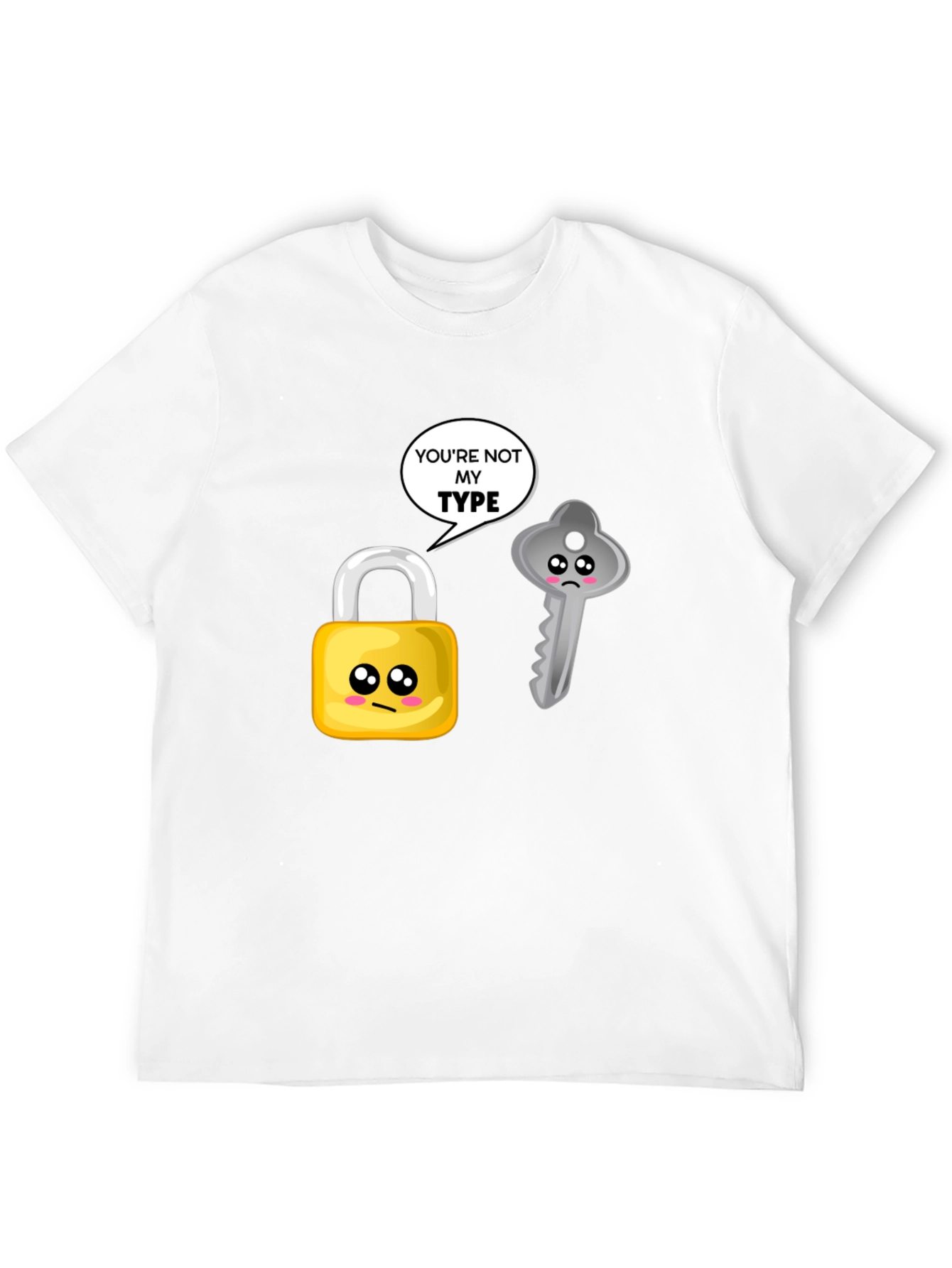 Black You're Not My Type Graphic T-Shirt view 12