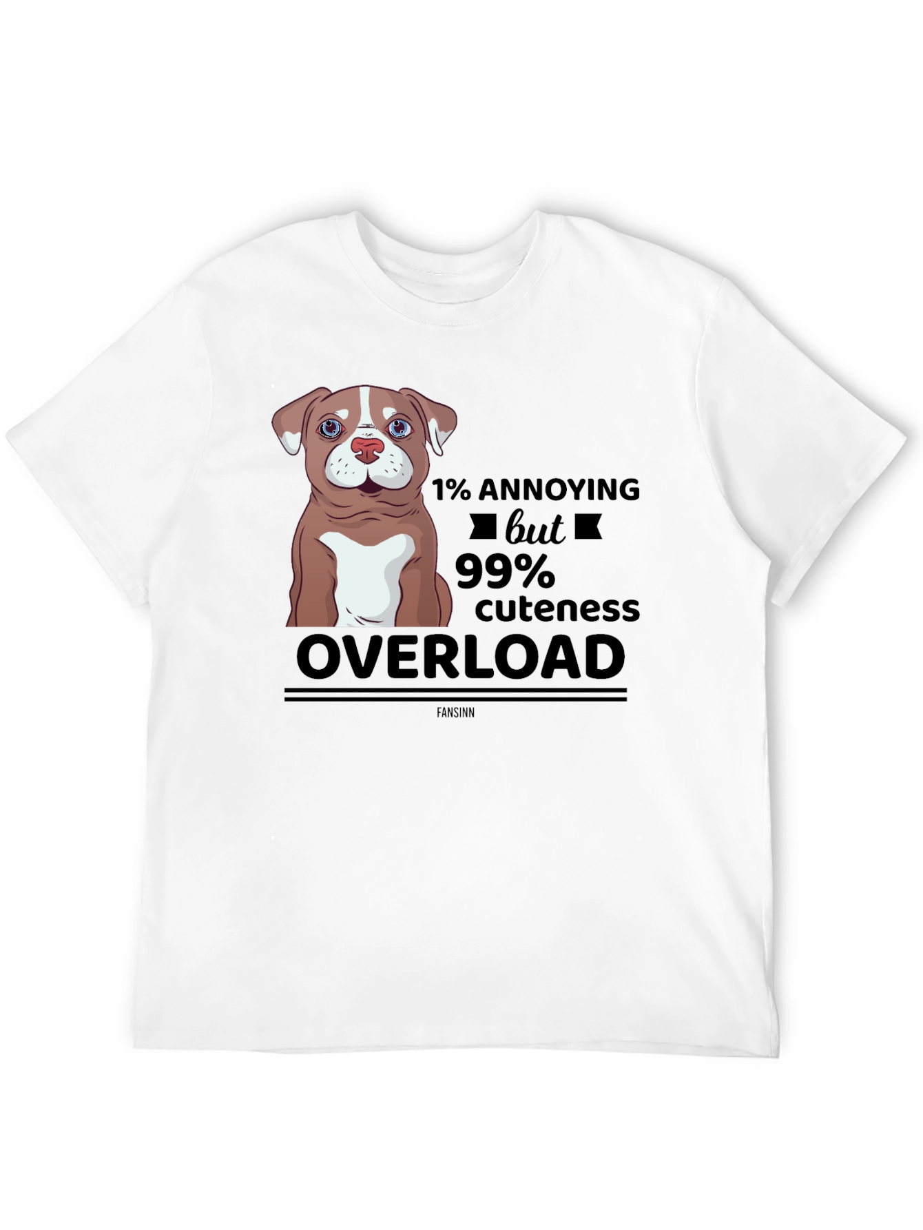 Black Annoying But Cute Dog Graphic T-Shirt view 12