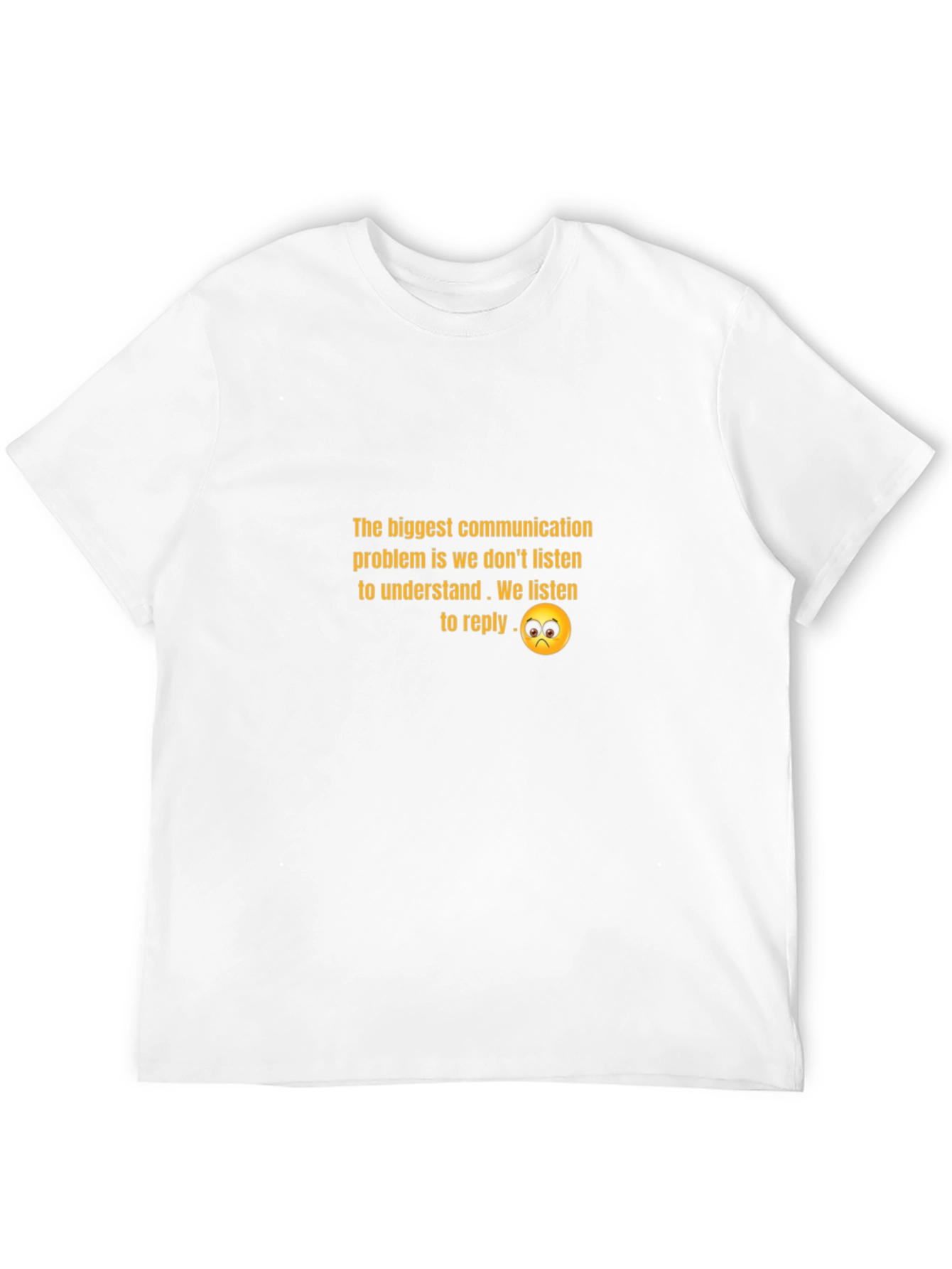 Black Communication Problem Black T-Shirt view 12