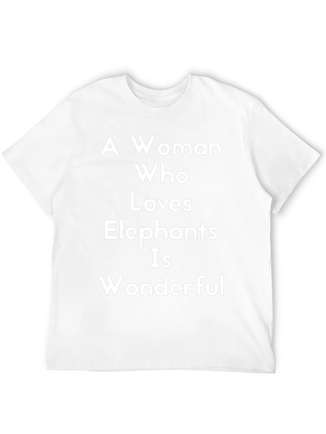 Black Elephant Lover T-Shirt - A Woman Who Loves Elephants Is Wonderful view 12